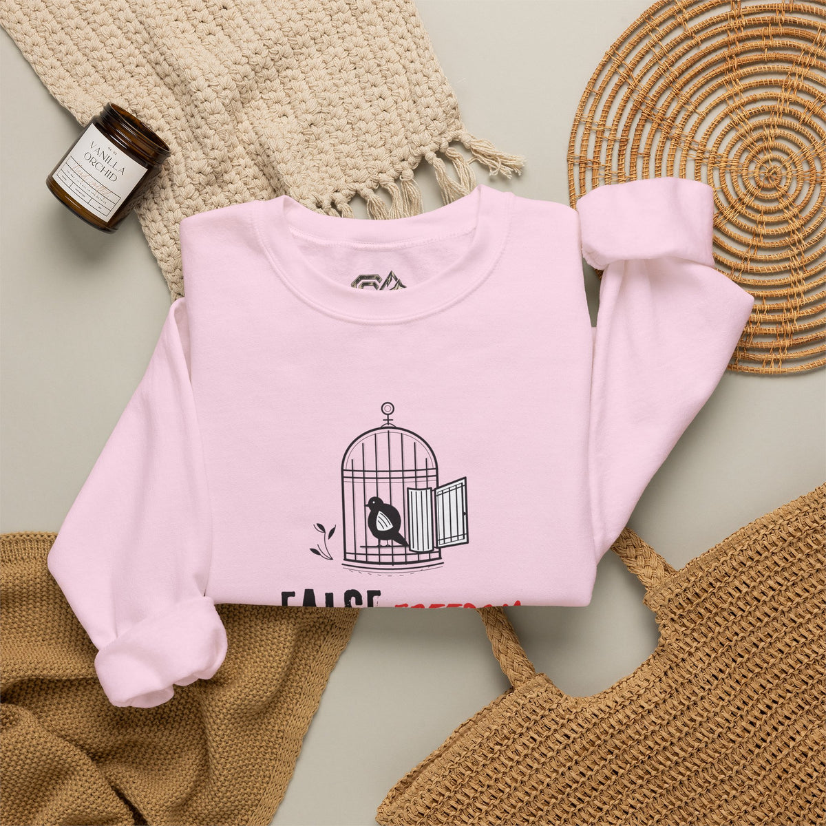 FALSE FREEDOM Sweatshirt Premium Design SKIALFA Unisex
