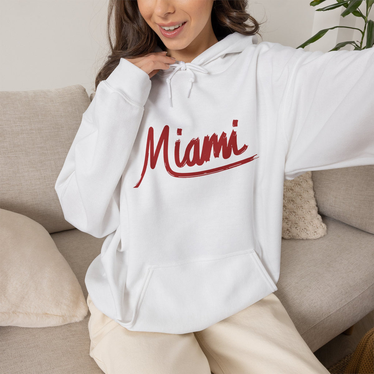 Miami Hoodie Premium Design SKIALFA Unisex