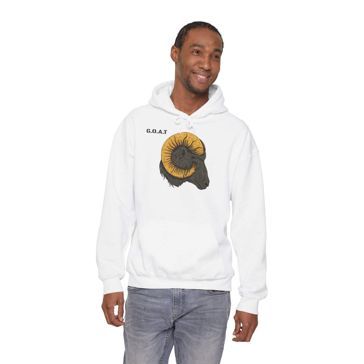 GOAT Head Goat Hoodie Premium Design SKIALFA Unisex