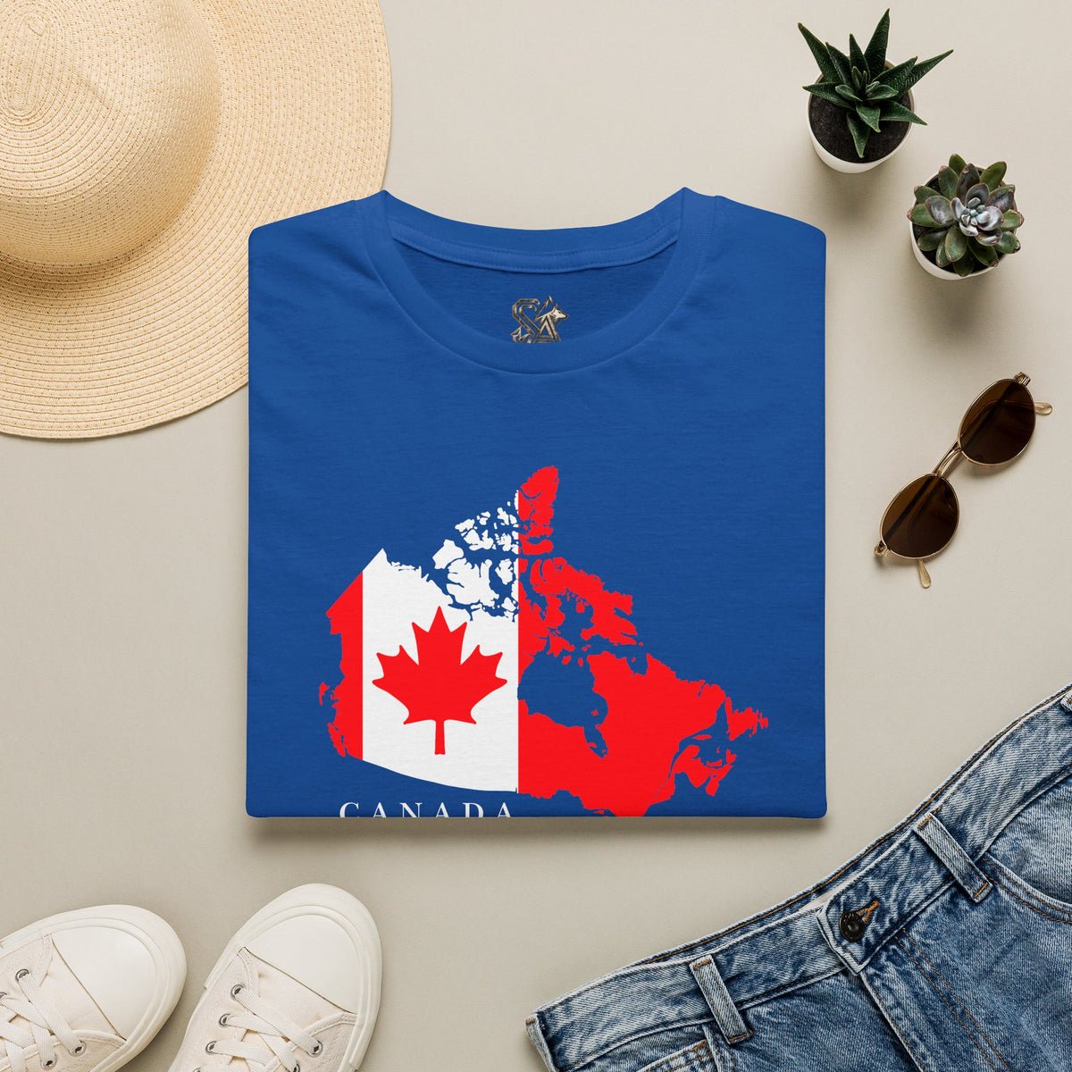Canada Maple T-Shirt Premium Design SKIALFA Unisex