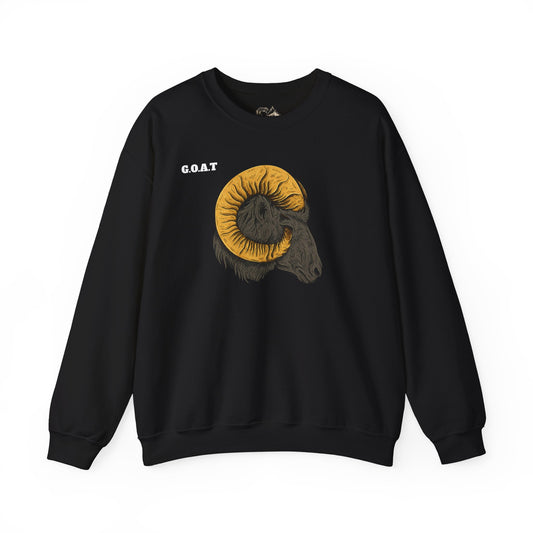 G.O.A.T Goat Head Sweatshirt Premium Design SKIALFA Unisex