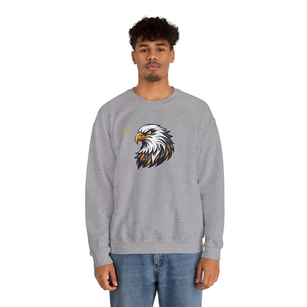 APEX Eagle Sweatshirt Premium Design SKIALFA Unisex