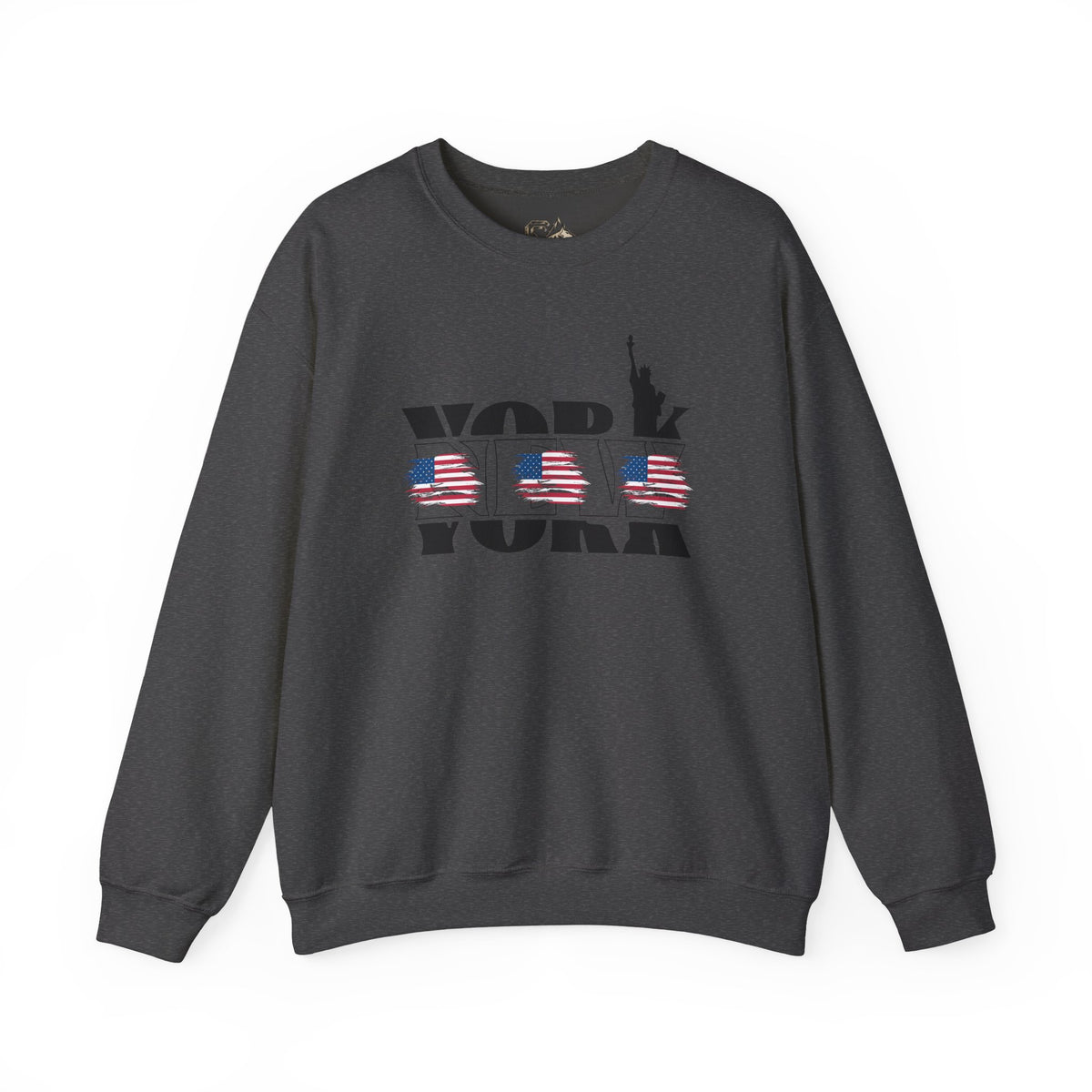 New York American Flag Sweatshirt Premium Design SKIALFA Unisex