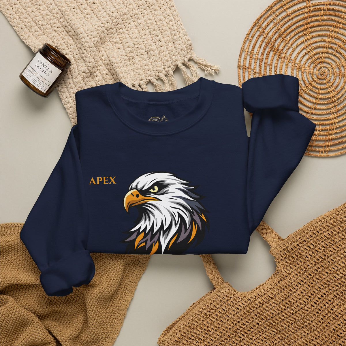 APEX Eagle Sweatshirt Premium Design SKIALFA Unisex