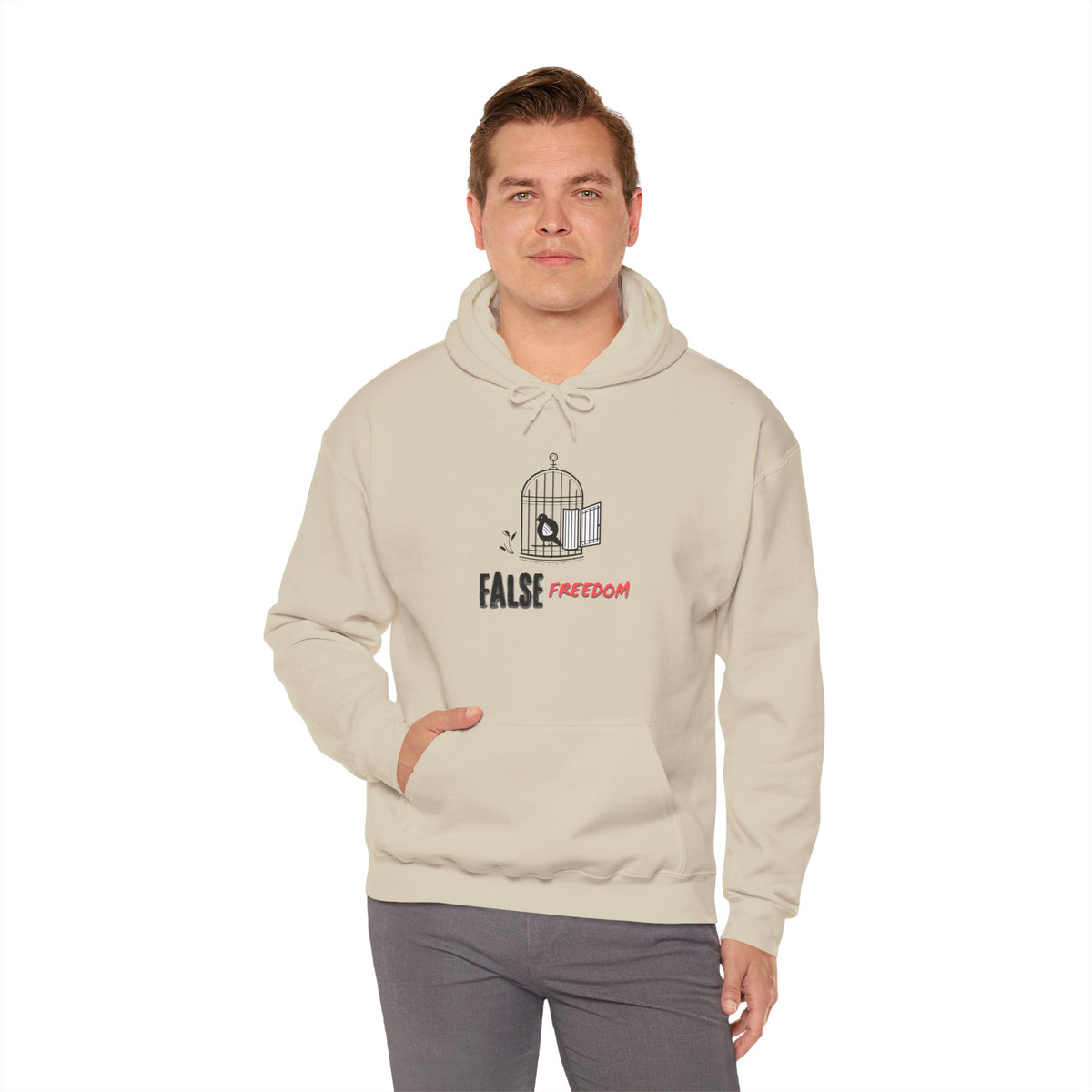 FALSE FREEDOM Hoodie Premium Design SKIALFA Unisex