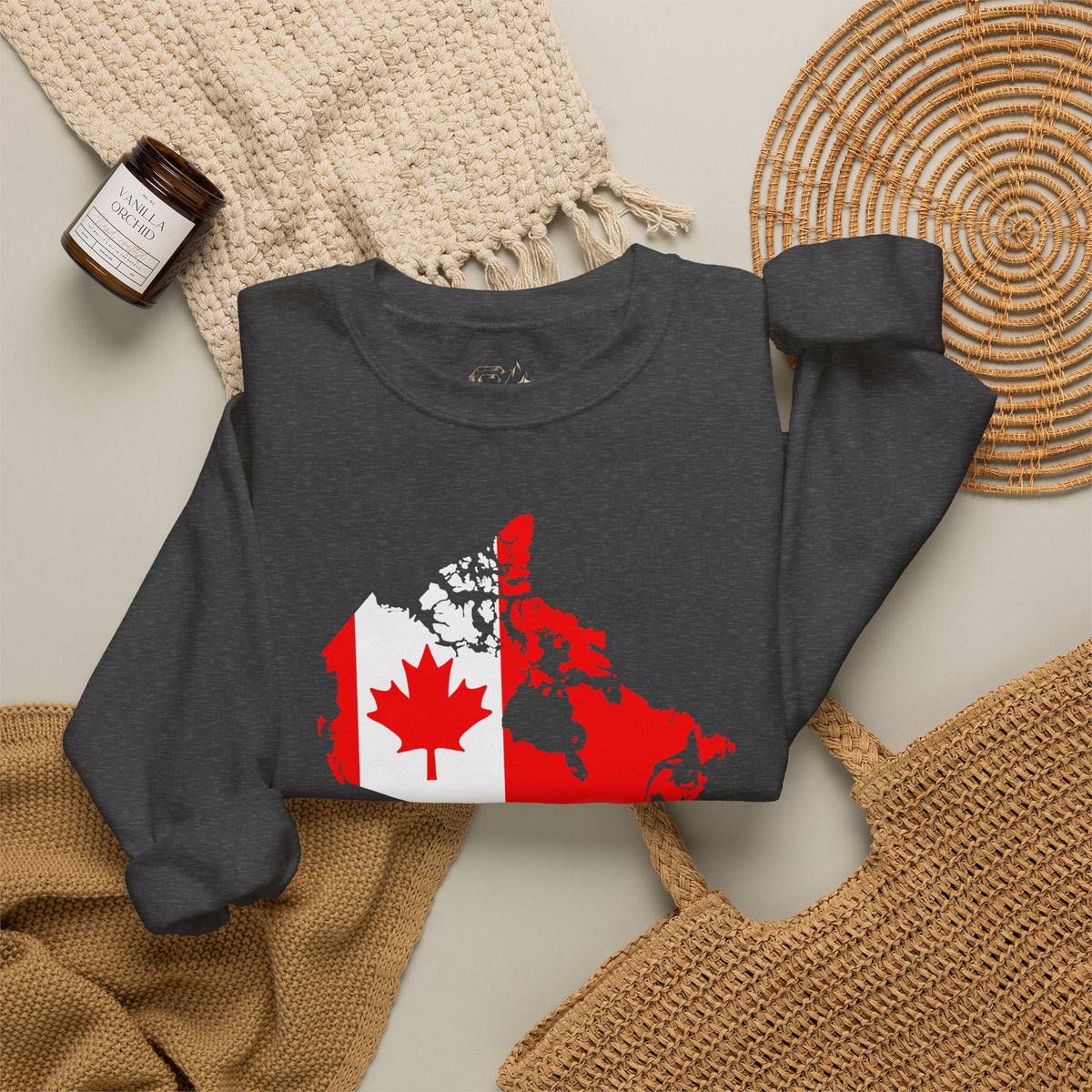 Canada Maple Sweatshirt Premium Design SKIALFA Unisex