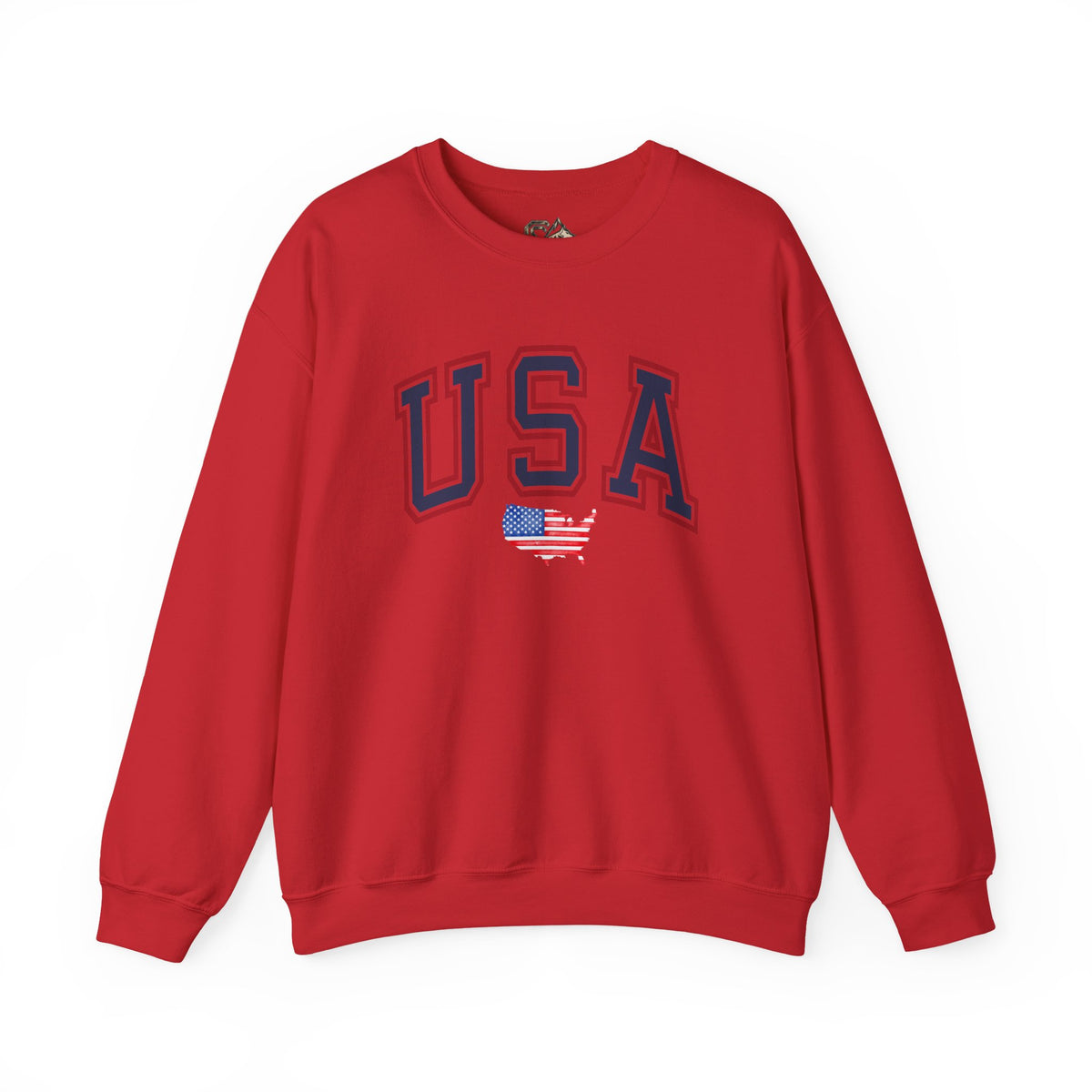 USA Flag Sweatshirt Premium Design SKIALFA Unisex