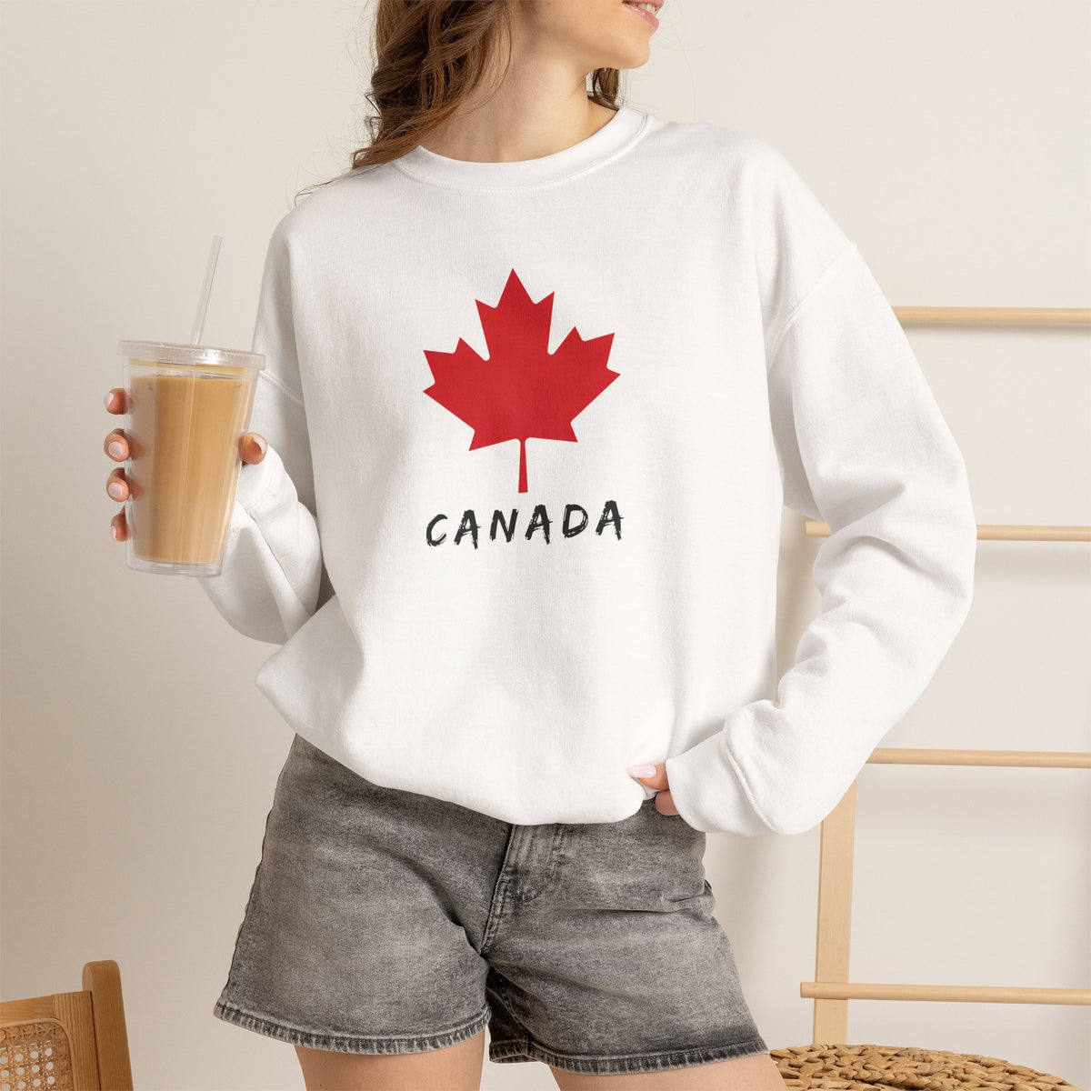 Canada Sweatshirt Premium Design SKIALFA Unisex