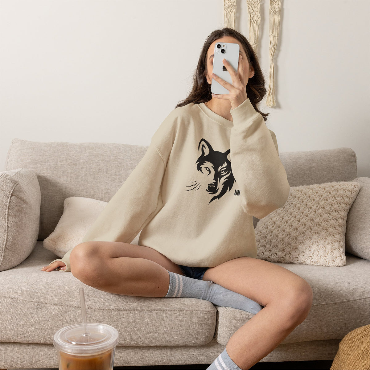 UNTAMED Sweatshirt Premium Design SKIALFA Unisex