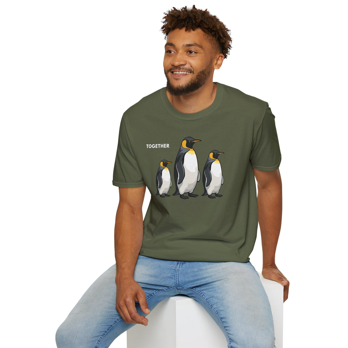 TOGETHER Penguin T-Shirt Premium Design Unisex