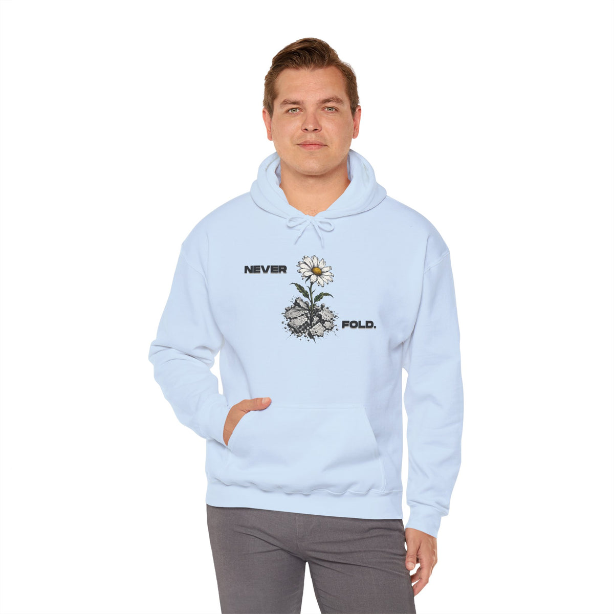 NEVER FOLD. Hoodie Premium Design SKIALFA Unisex