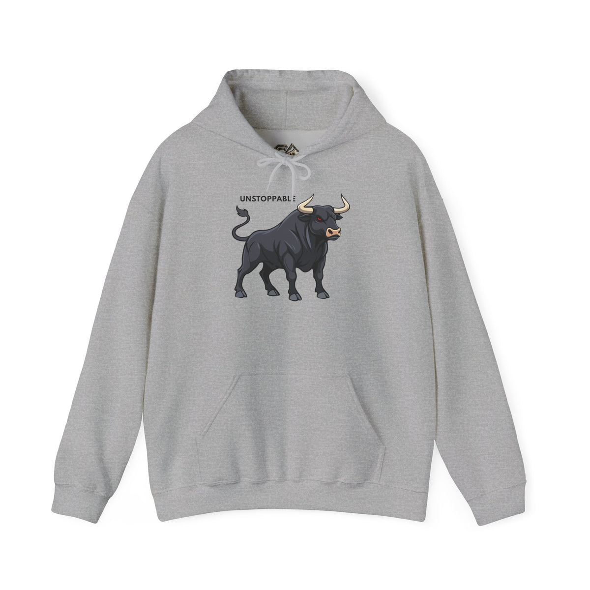 UNSTOPPABLE Bull Hoodie Premium Design SKIALFA Unisex