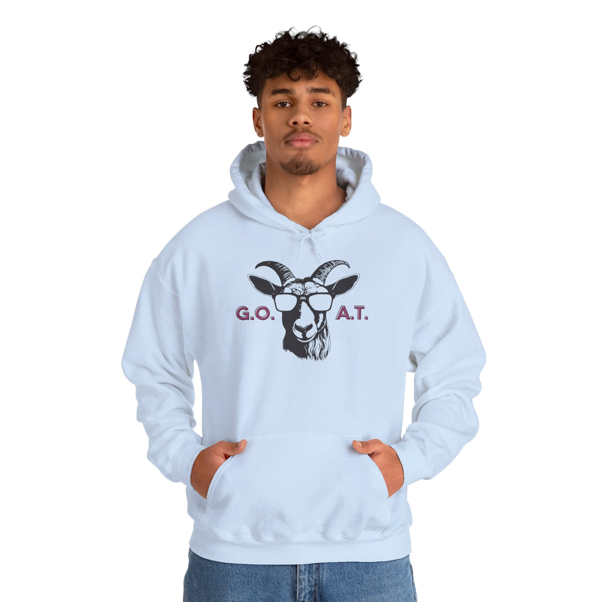 G.O.A.T. GOAT HEAD Hoodie Premium Design SKIALFA Unisex