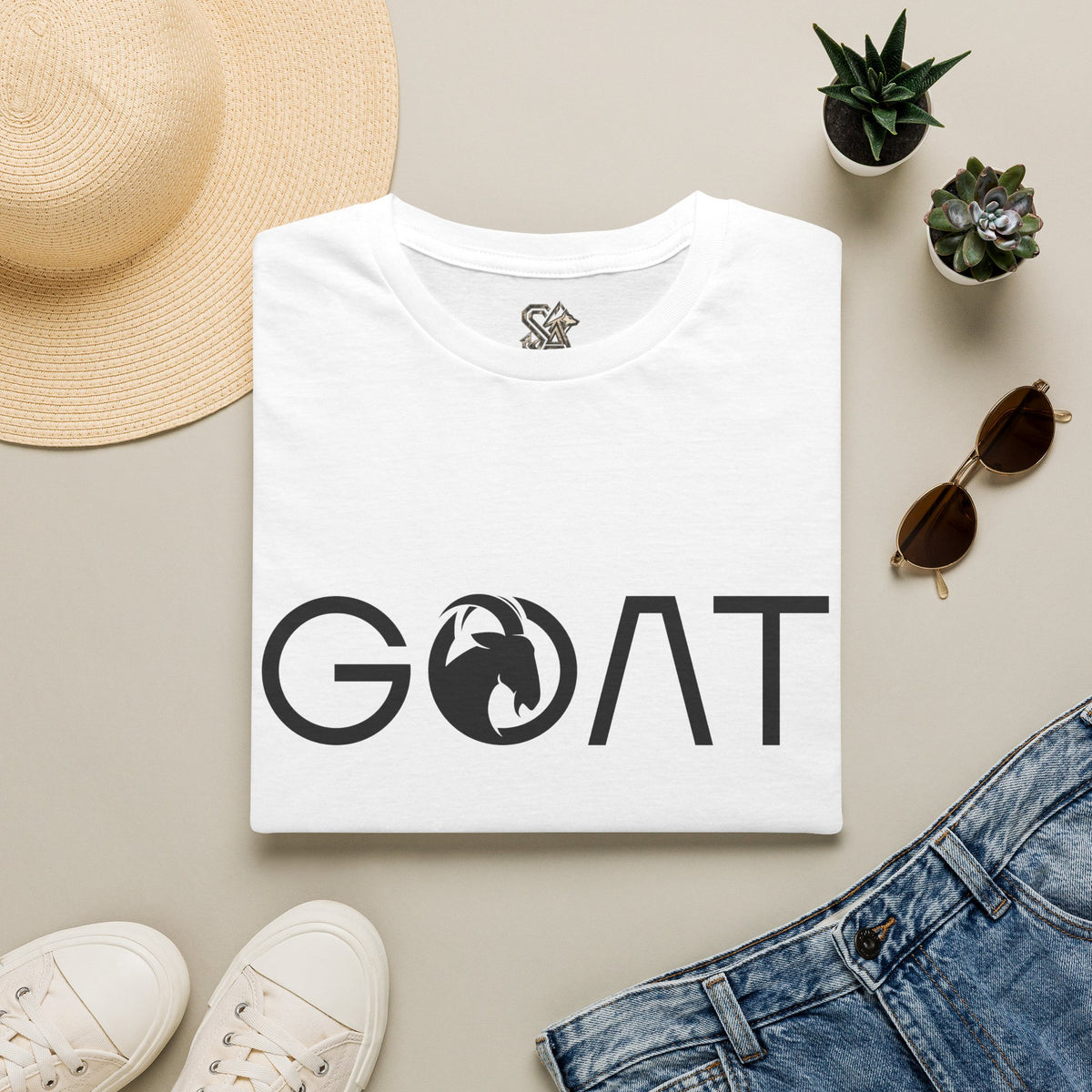 GOAT T-Shirt Premium Design SKIALFA Unisex