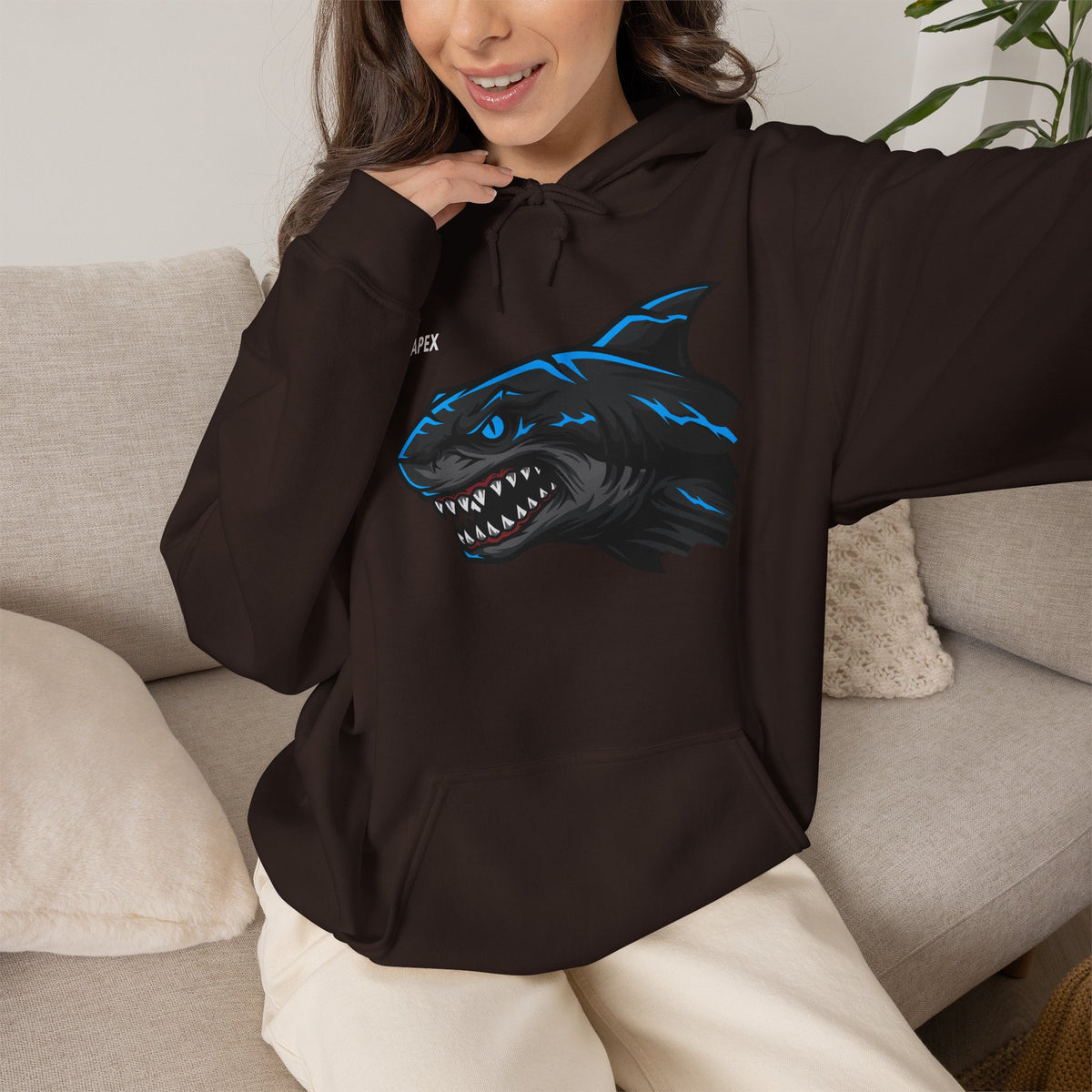 APEX Shark Hoodie Premium Design SKIALFA Unisex