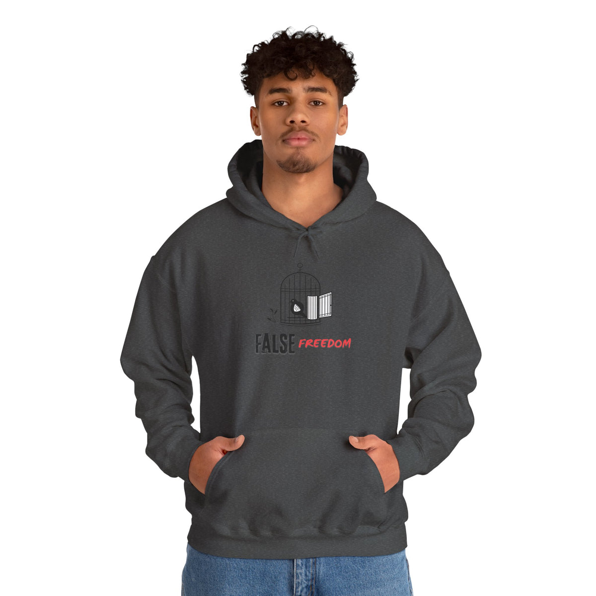 FALSE FREEDOM Hoodie Premium Design SKIALFA Unisex