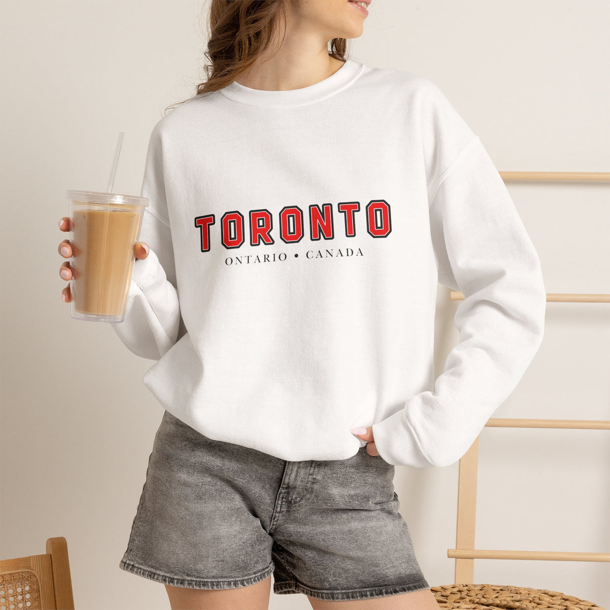 Toronto Canada Sweatshirt Premium Design SKIALFA Unisex