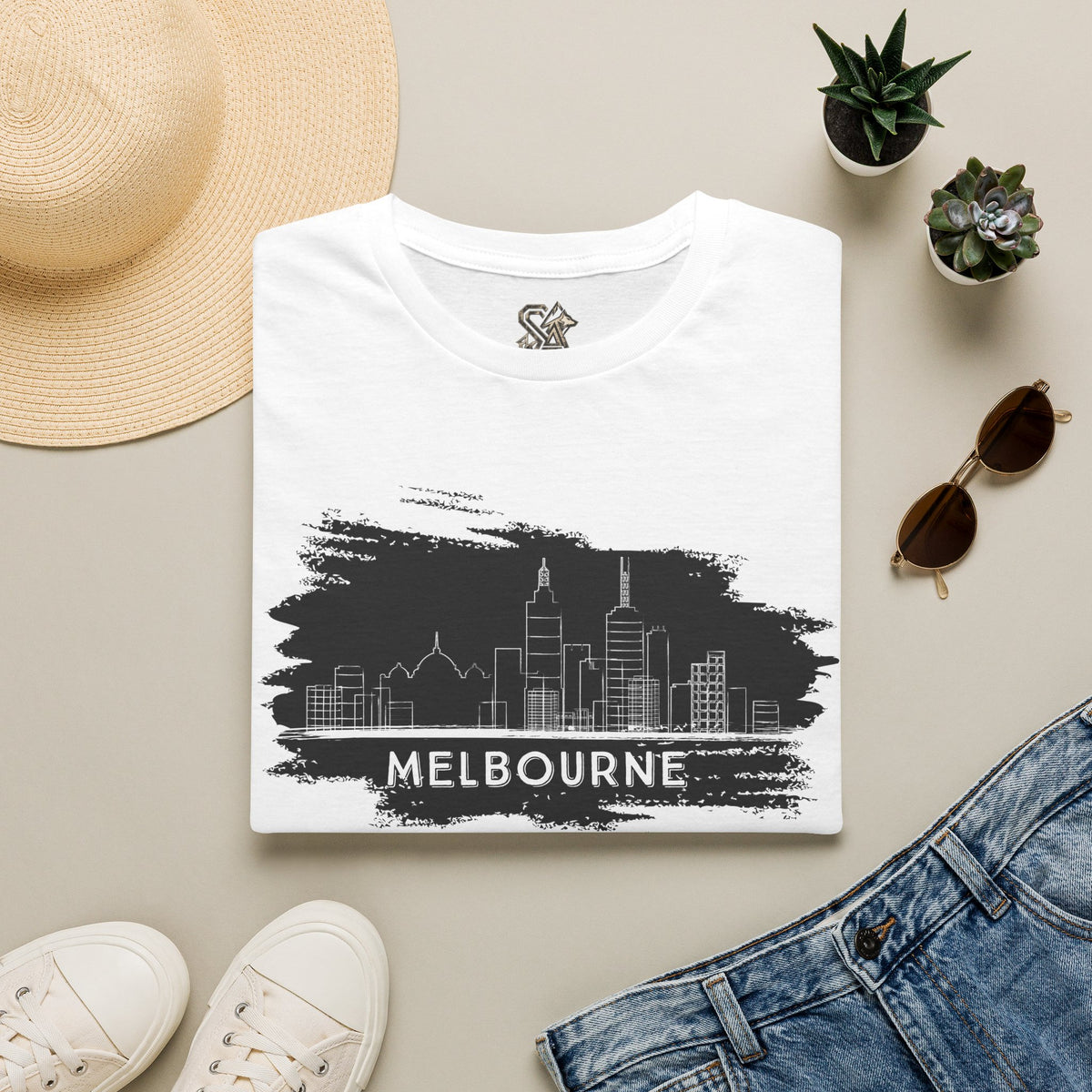 MELBOURNE Australia T-Shirt Premium Design SKIALFA Unisex