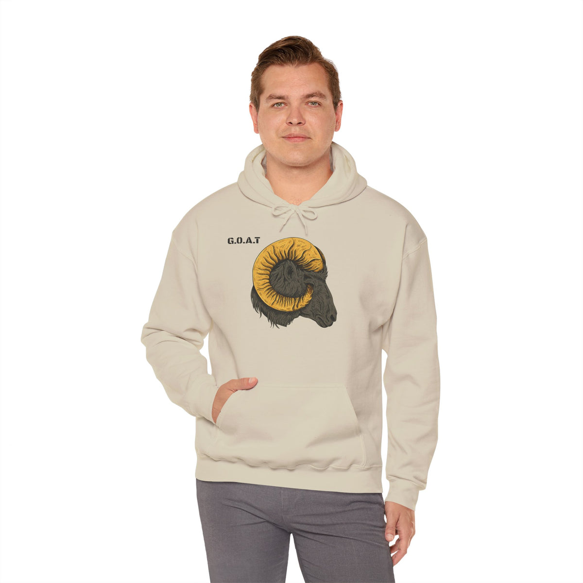 GOAT Head Goat Hoodie Premium Design SKIALFA Unisex