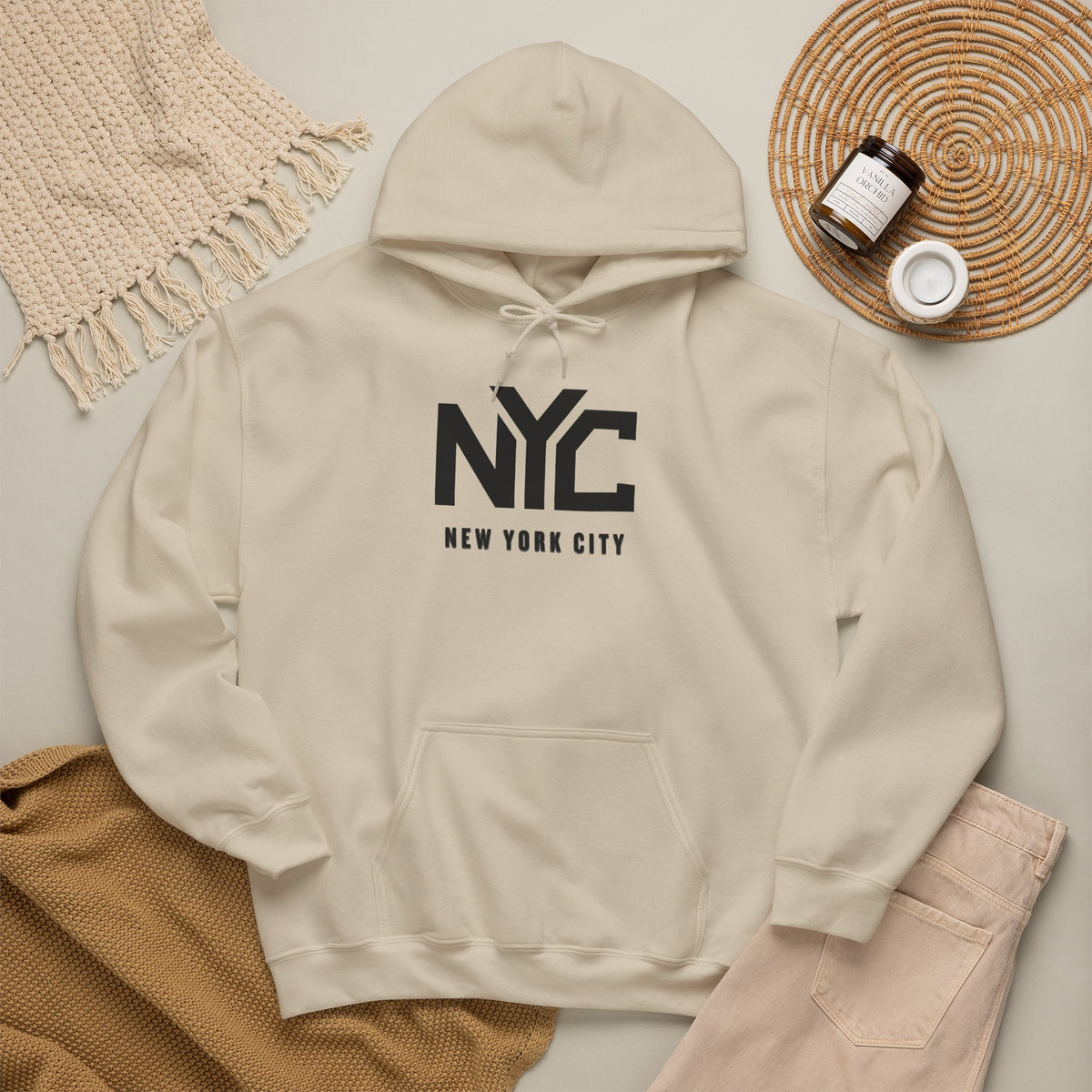 NEW YORK CITY Hoodie Premim Design SKIALFA Unisex