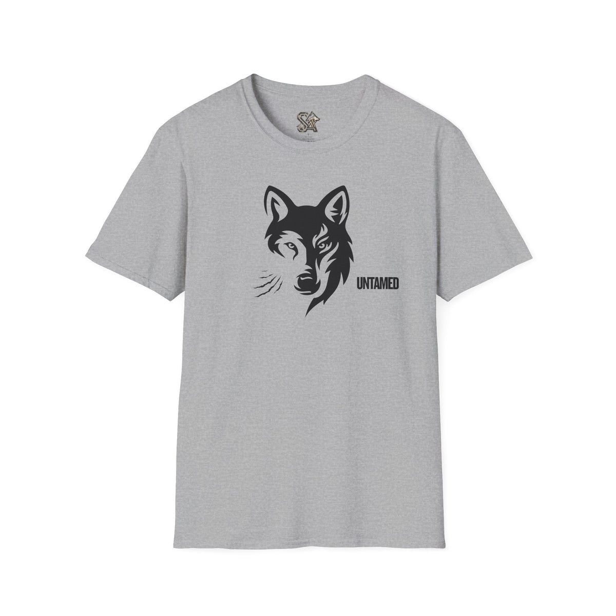 UNTAMED Wolf T-Shirt Premium Design SKIALFA Unisex