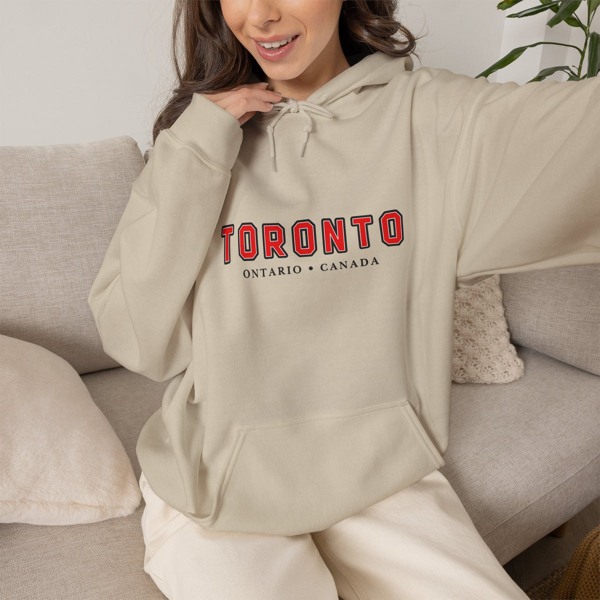TORONTO ONTARIO Hoodie Premium Design SKIALFA Unisex