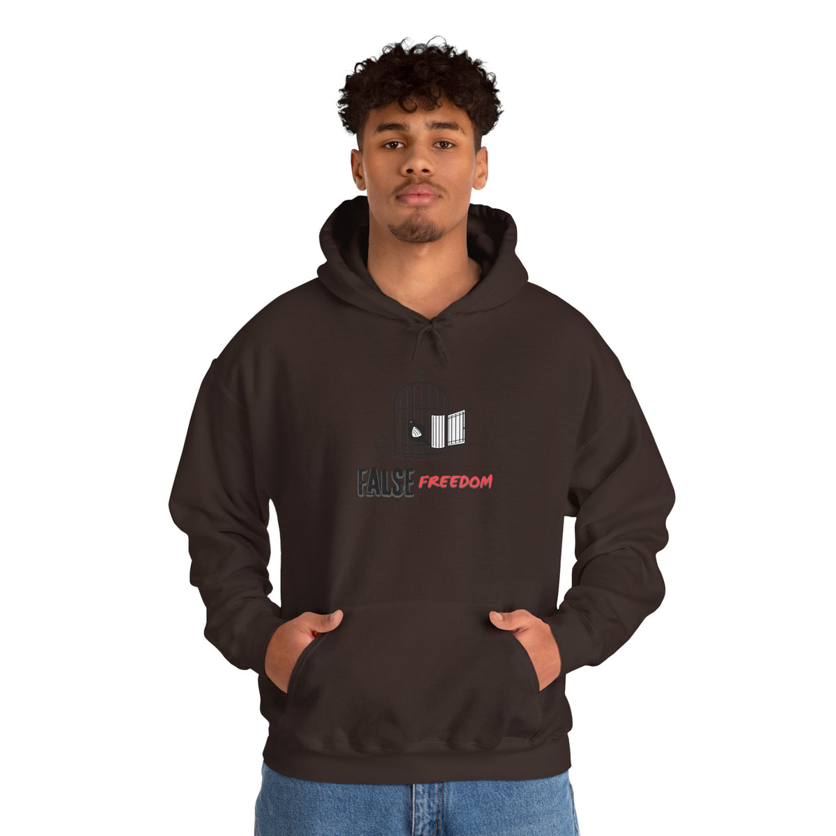 FALSE FREEDOM Hoodie Premium Design SKIALFA Unisex
