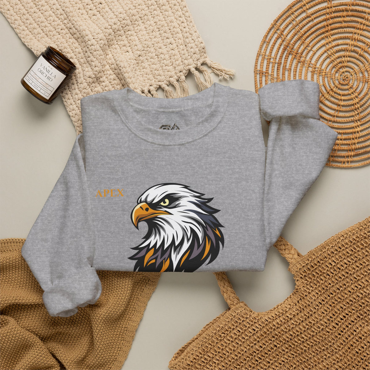APEX Eagle Sweatshirt Premium Design SKIALFA Unisex