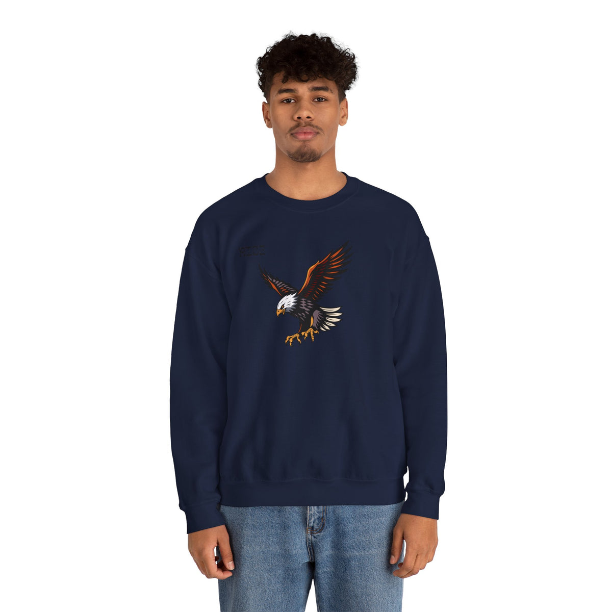 RISE Eagle Sweatshirt Premium Design SKIALFA Unisex