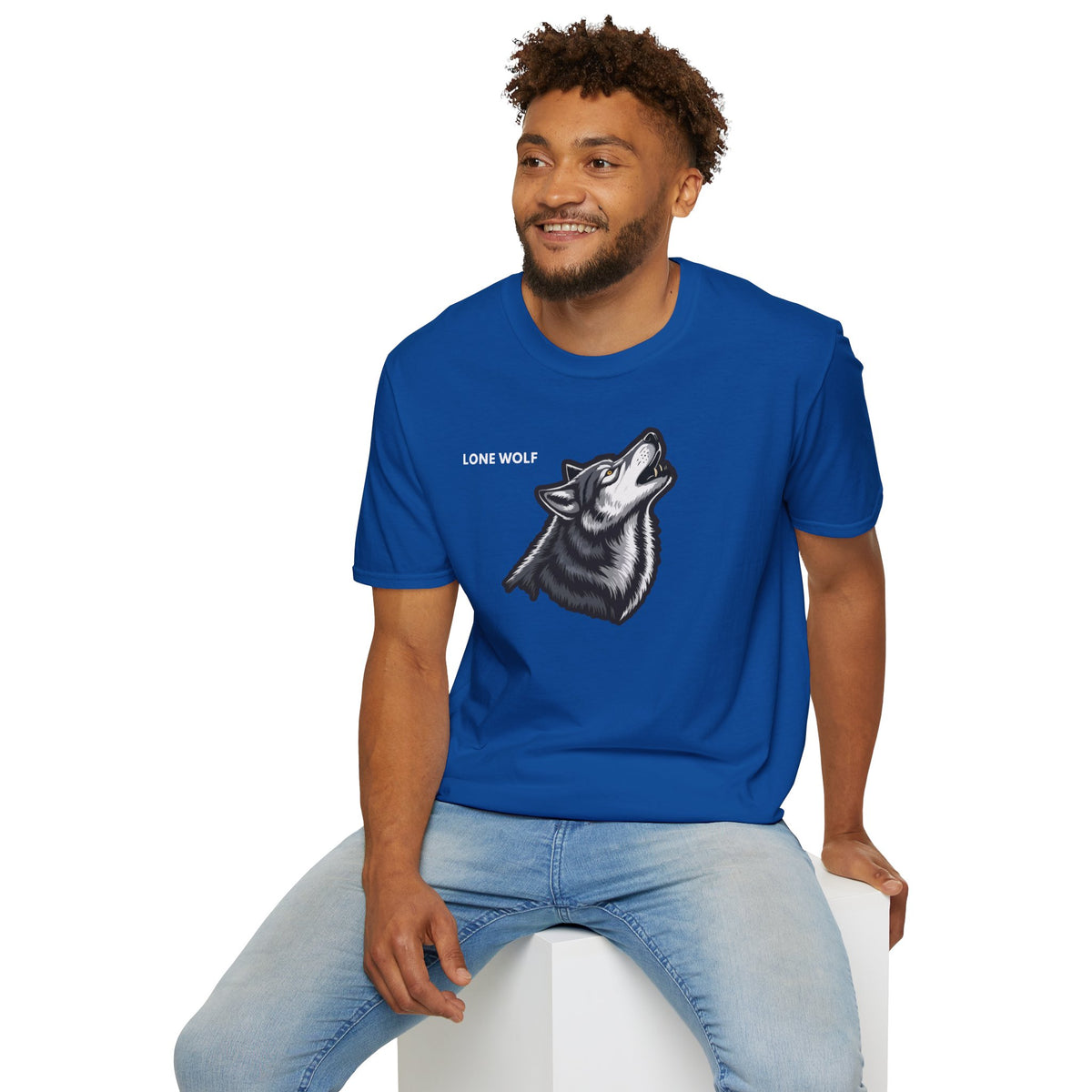 LONE WOLF T-Shirt Premium Design SKIALFA Unisex