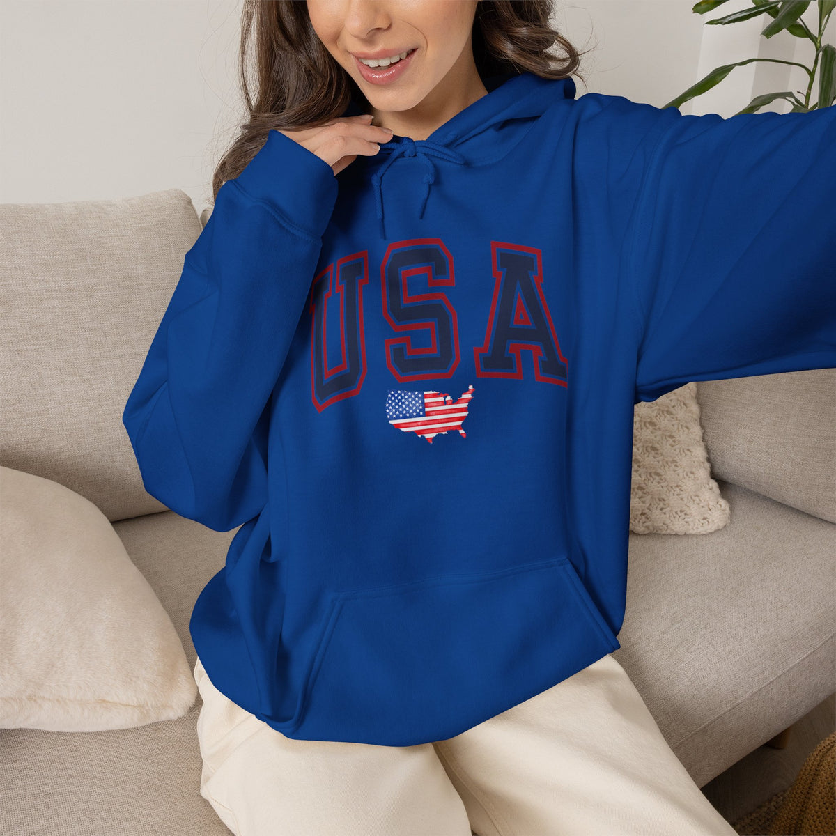USA Hoodie Premium Design SKIALFA Unisex