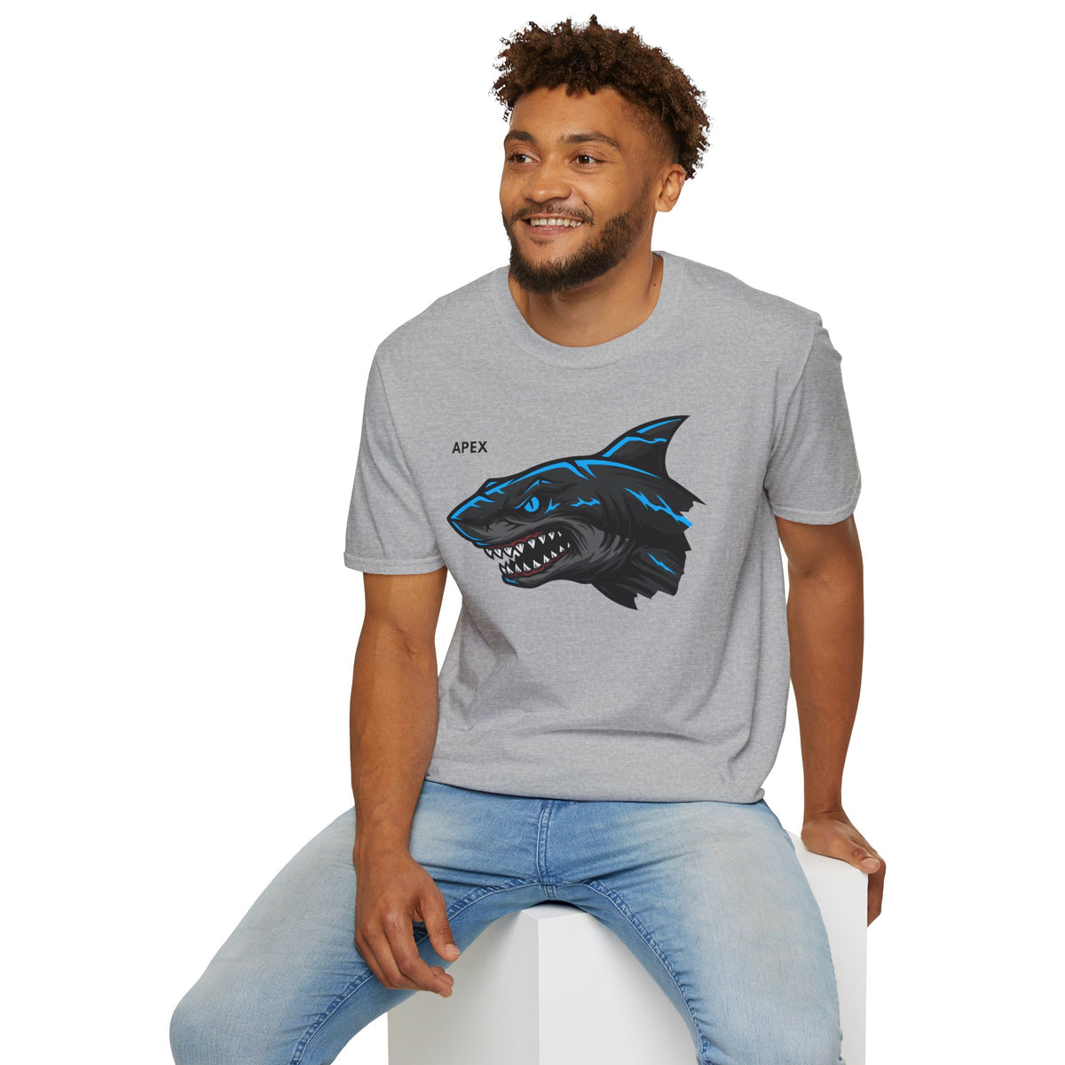 APEX Shark T-Shirt Premium Design SKIALFA Unisex