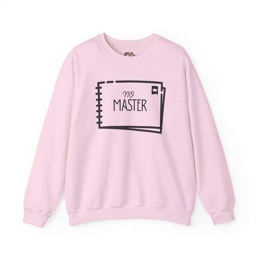 NO MASTER Sweatshirt Premium Design SKIALFA Unisex