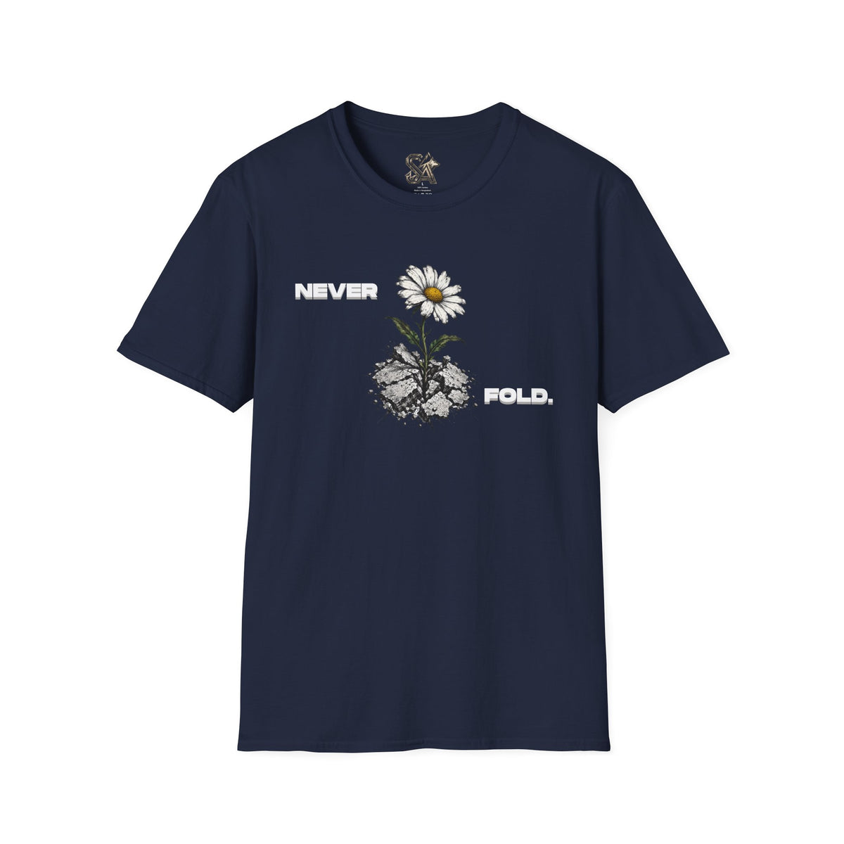 NEVER FOLD T-Shirt Premium Design SKIALFA Unisex
