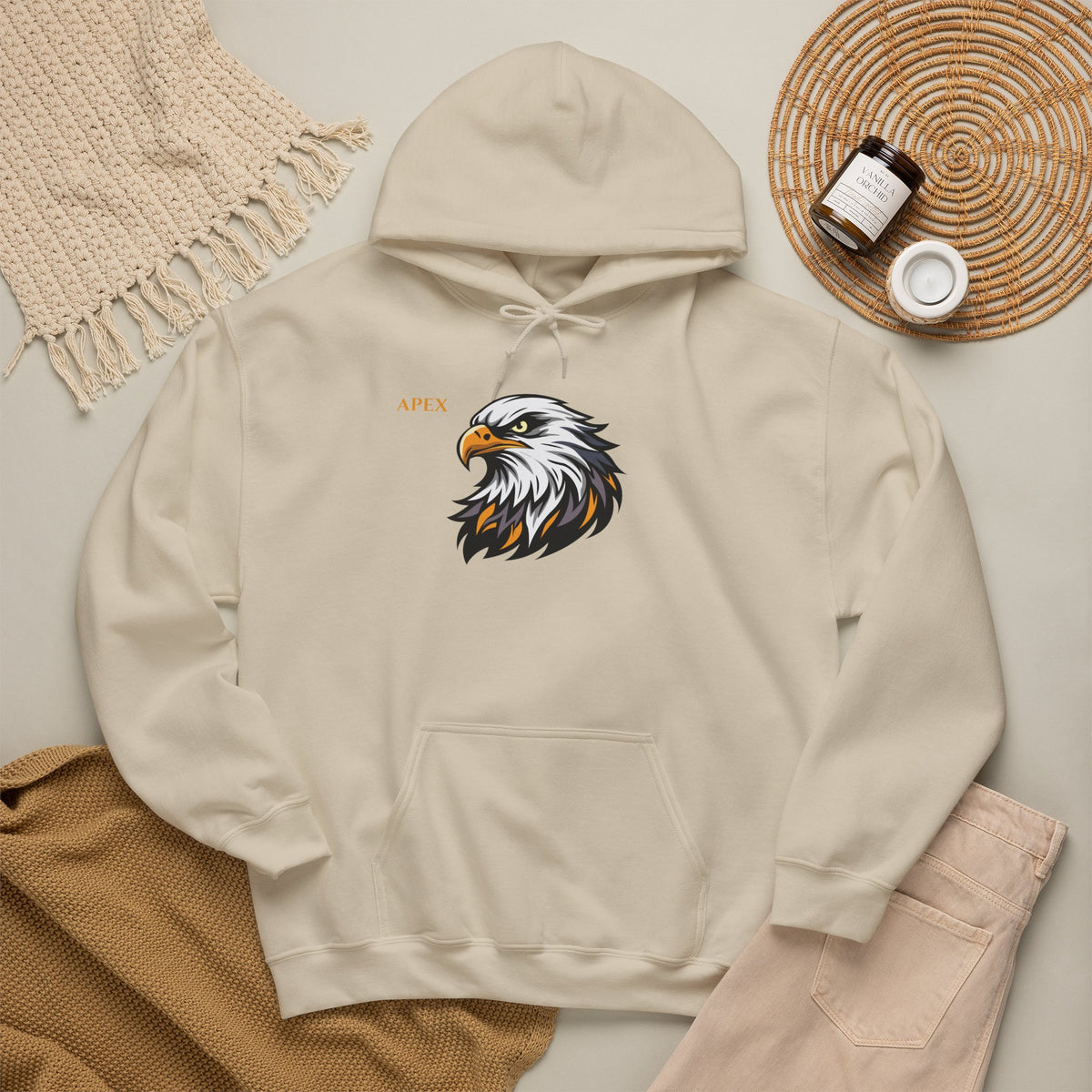 APEX Eagle Hoodie Premium Design SKIALFA Unisex