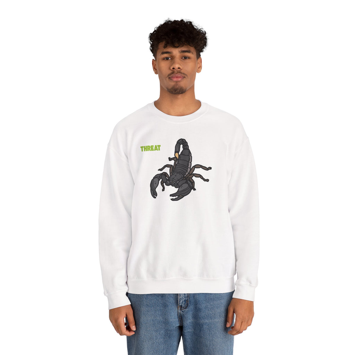 THREAT Scorpion Sweatshirt Premium Design SKIALFA Unisex