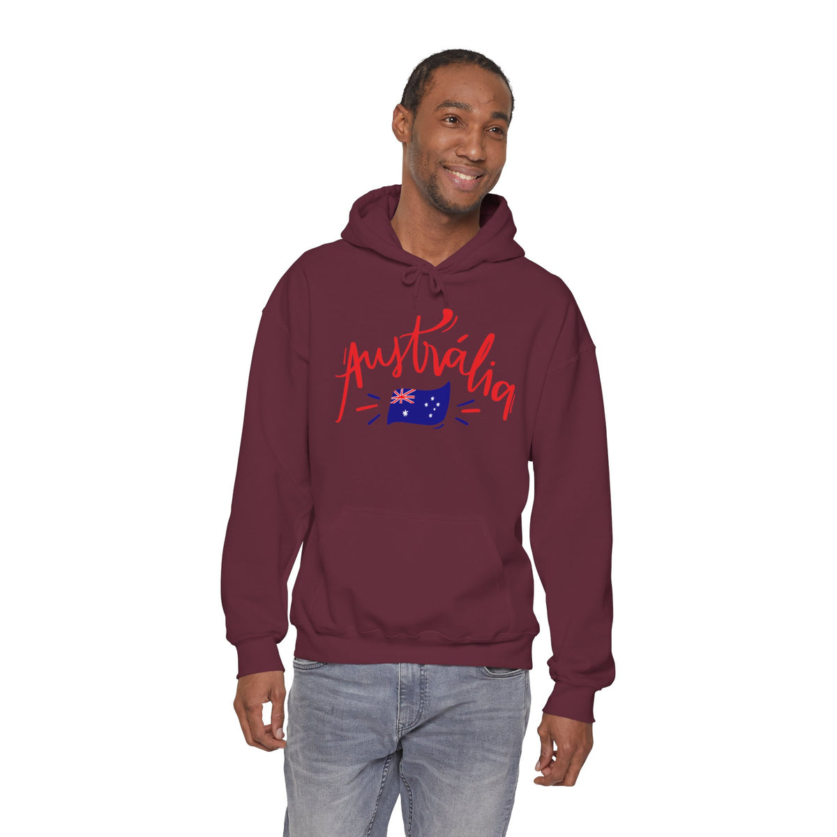 AUSTRALIA FLAG Hoodie Premium Design SKIALFA Unisex