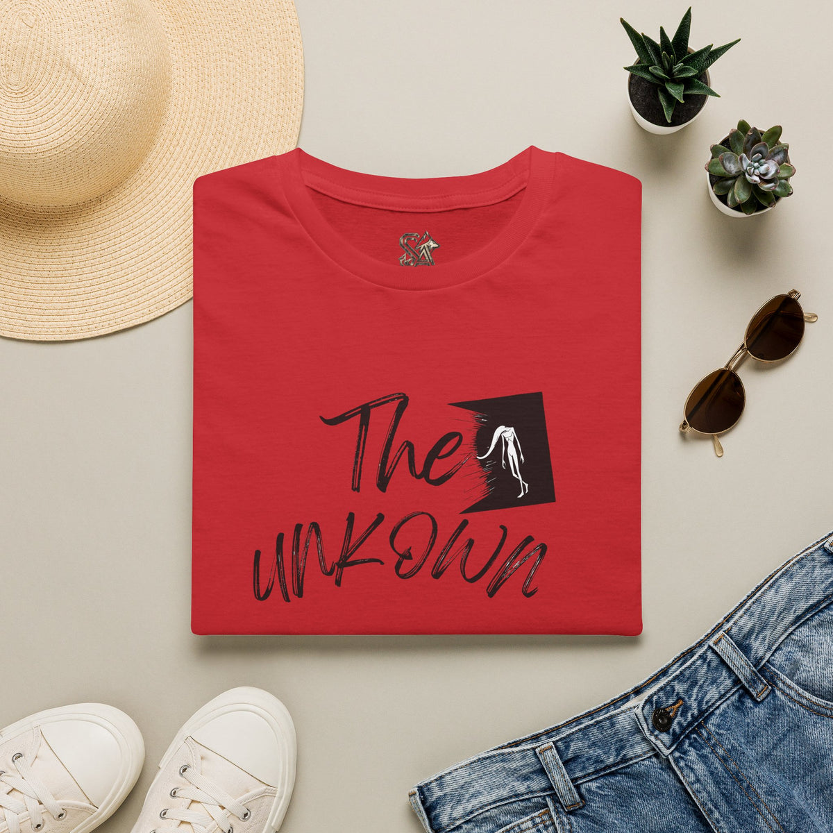 THE UNKOWN T-Shirt Premium Design SKIALFA Unisex