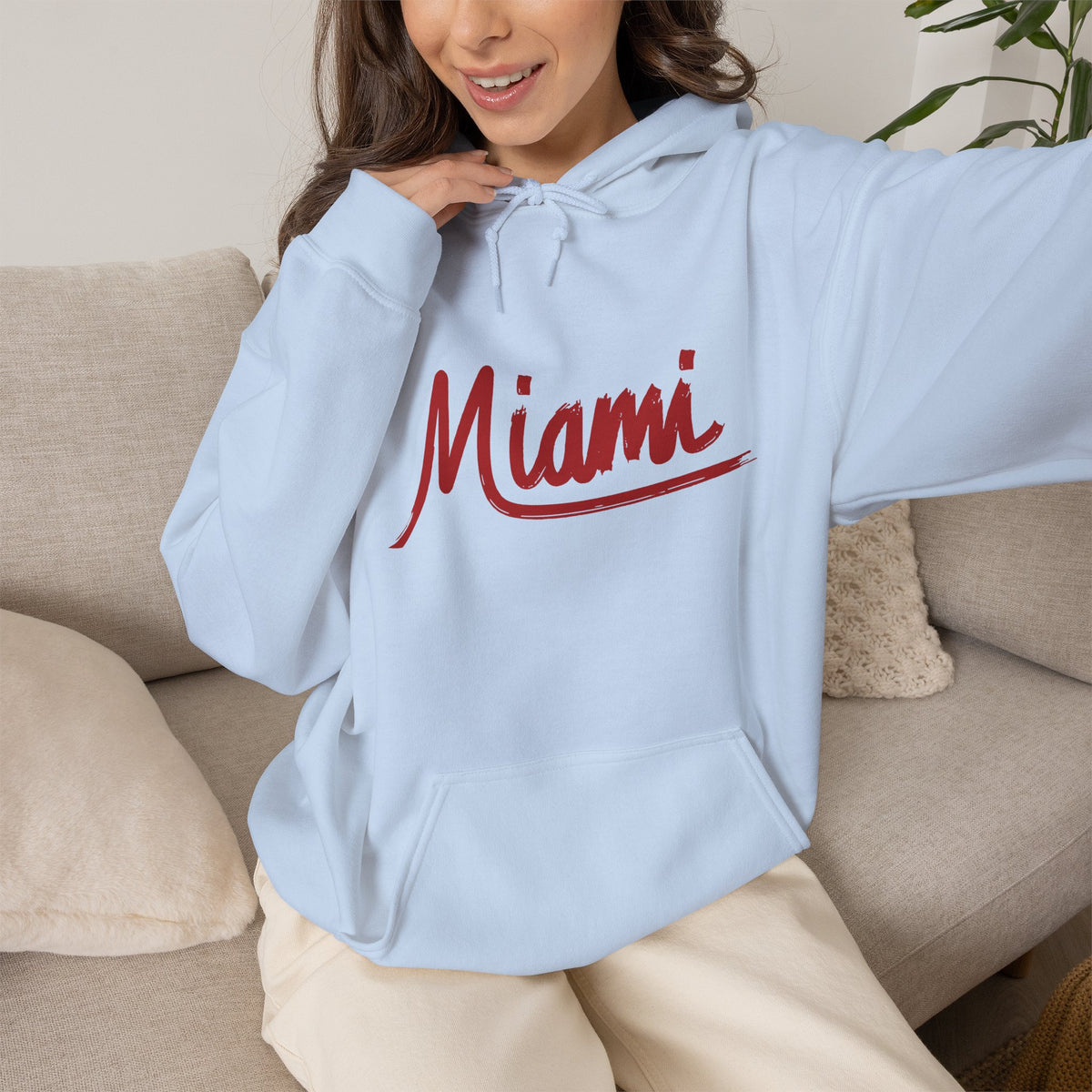 Miami Hoodie Premium Design SKIALFA Unisex