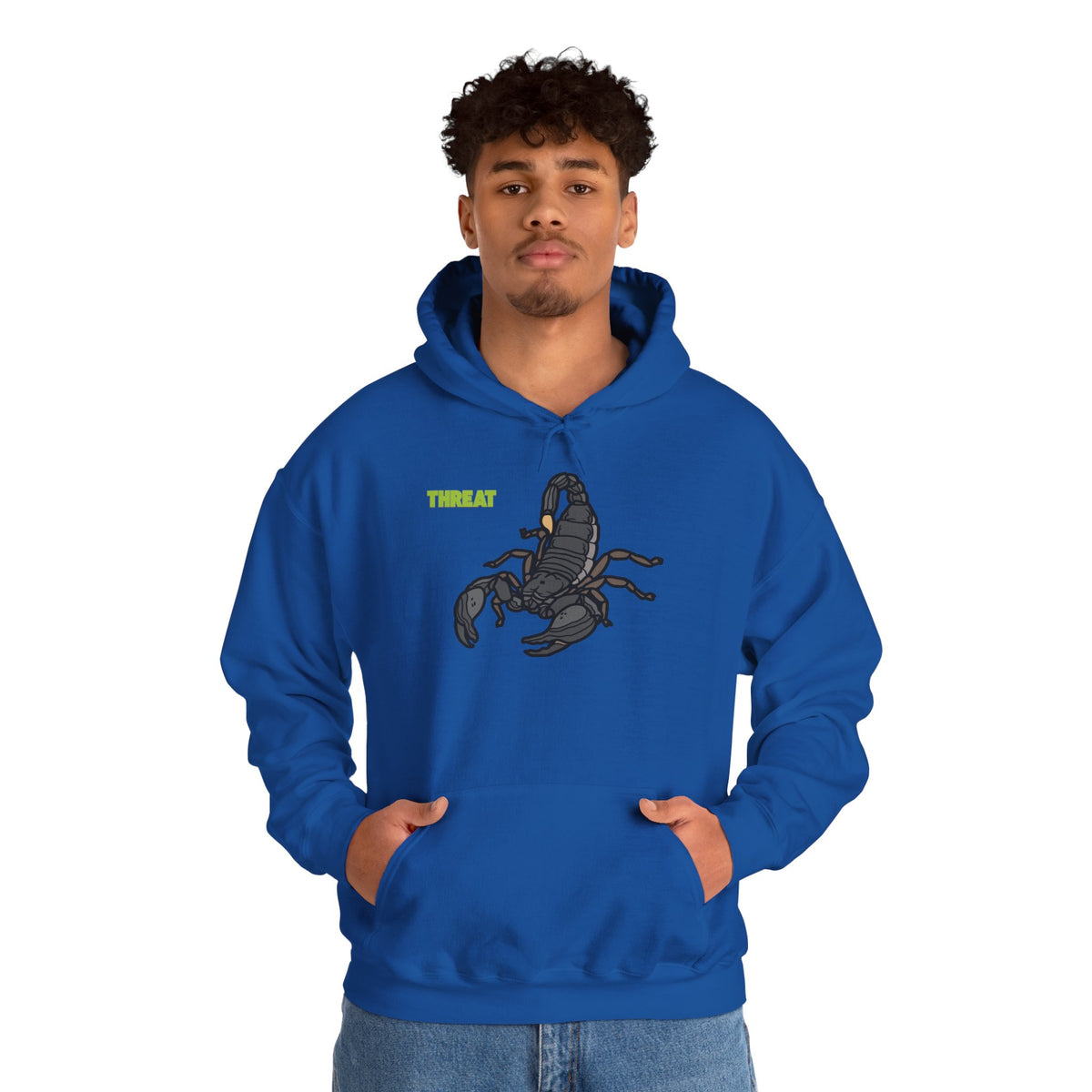 THREAT Scorpion Hoodie Premium Design SKIALFA Unisex