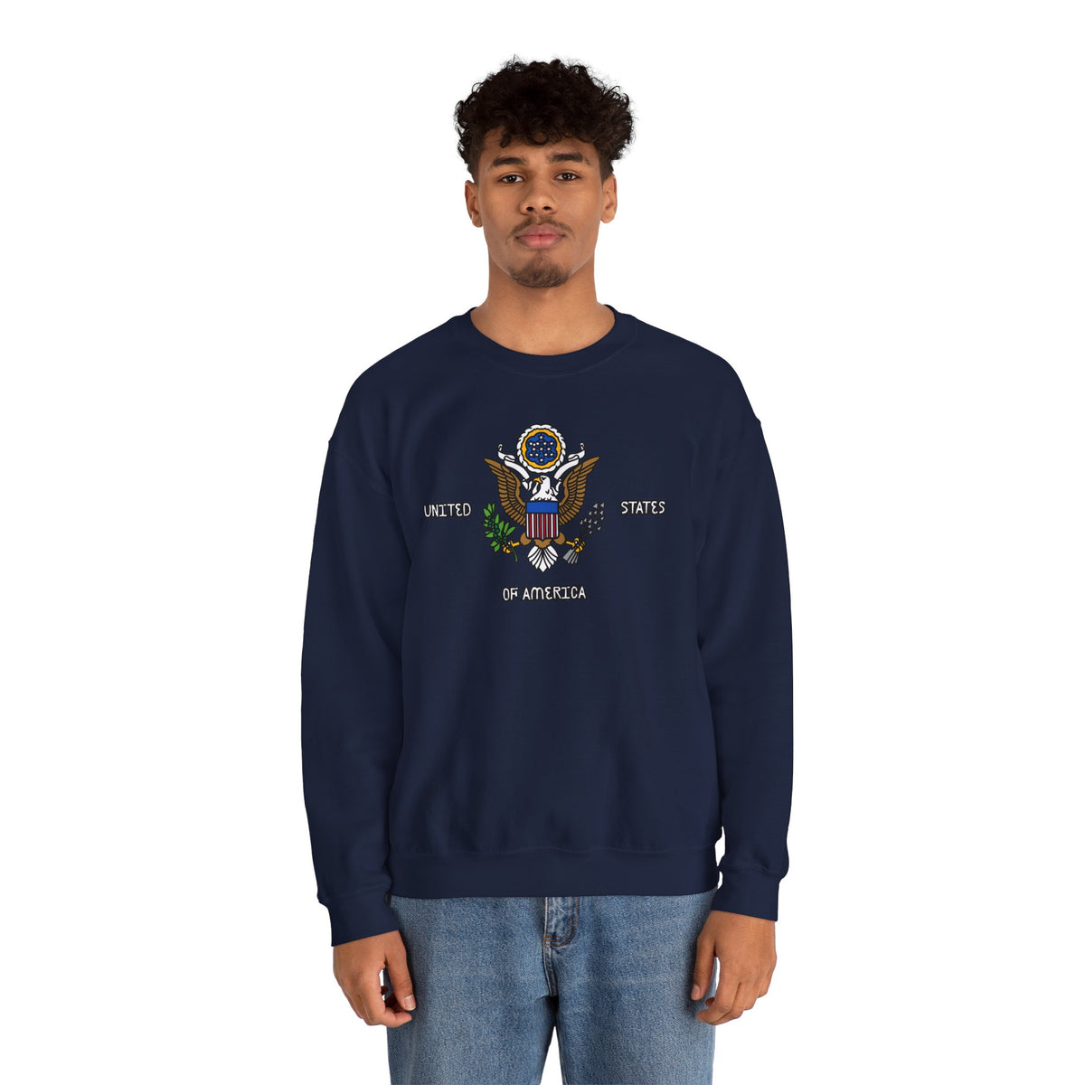 United States Sweatshirt Premium Design SKIALFA Unisex