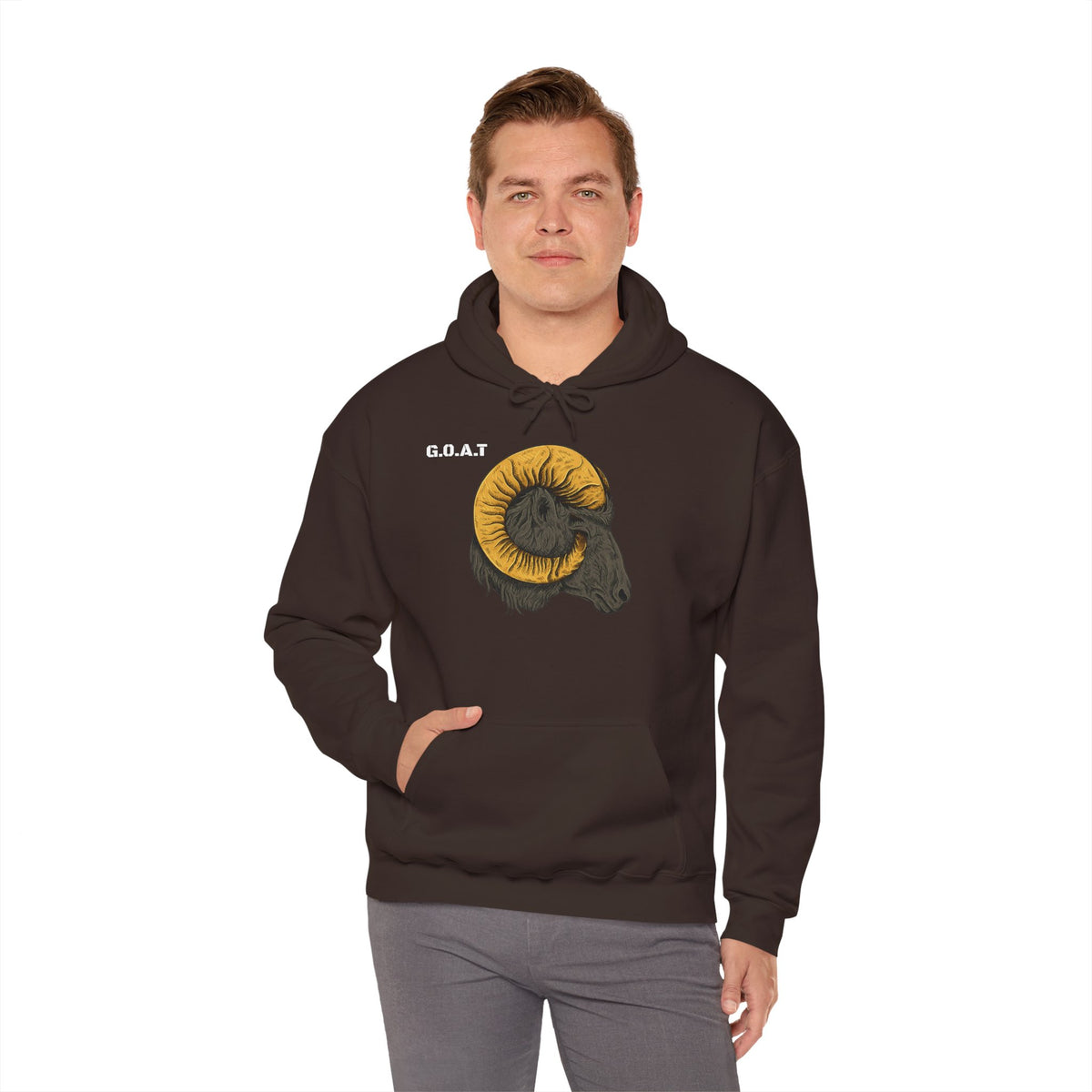 GOAT Head Goat Hoodie Premium Design SKIALFA Unisex
