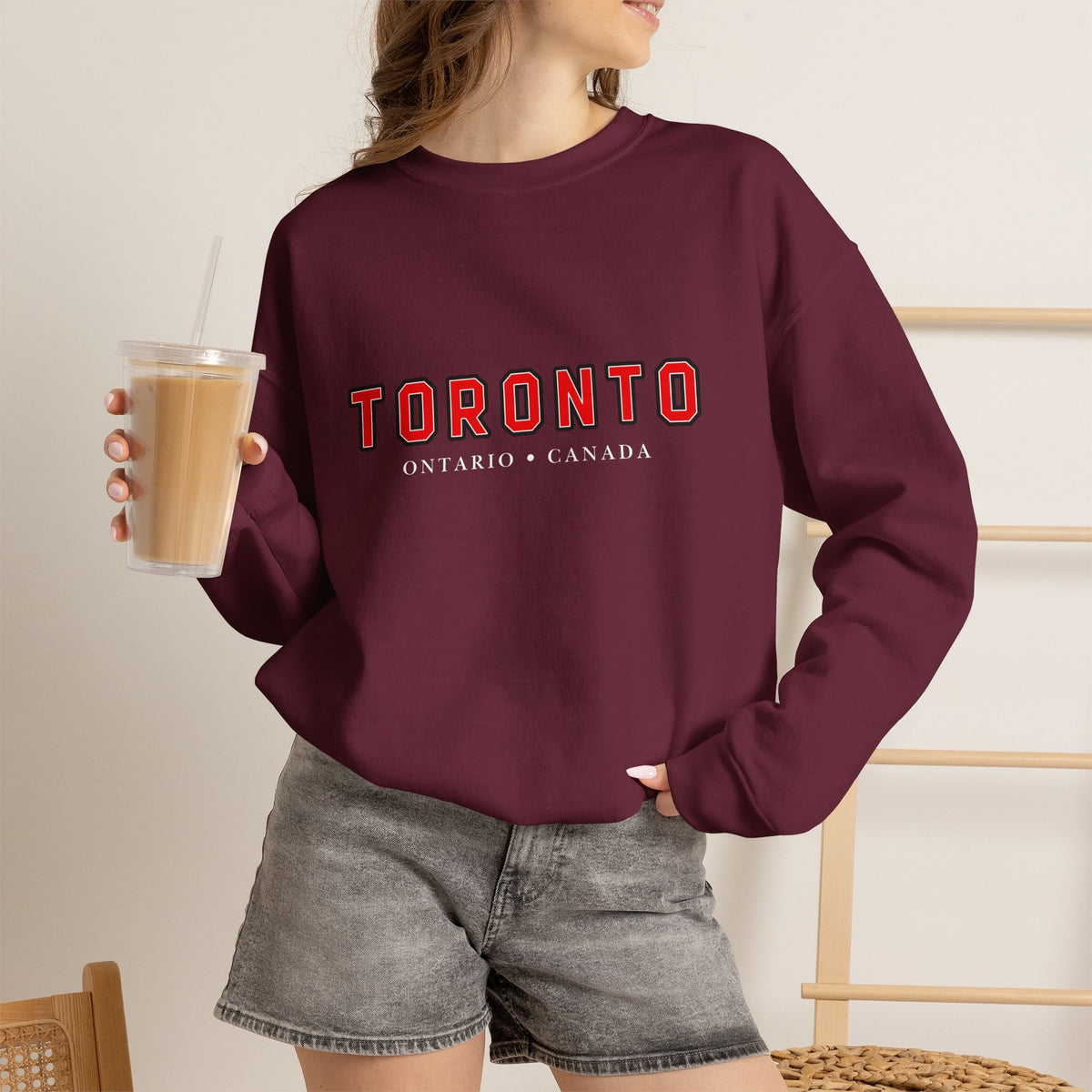 Toronto Canada Sweatshirt Premium Design SKIALFA Unisex