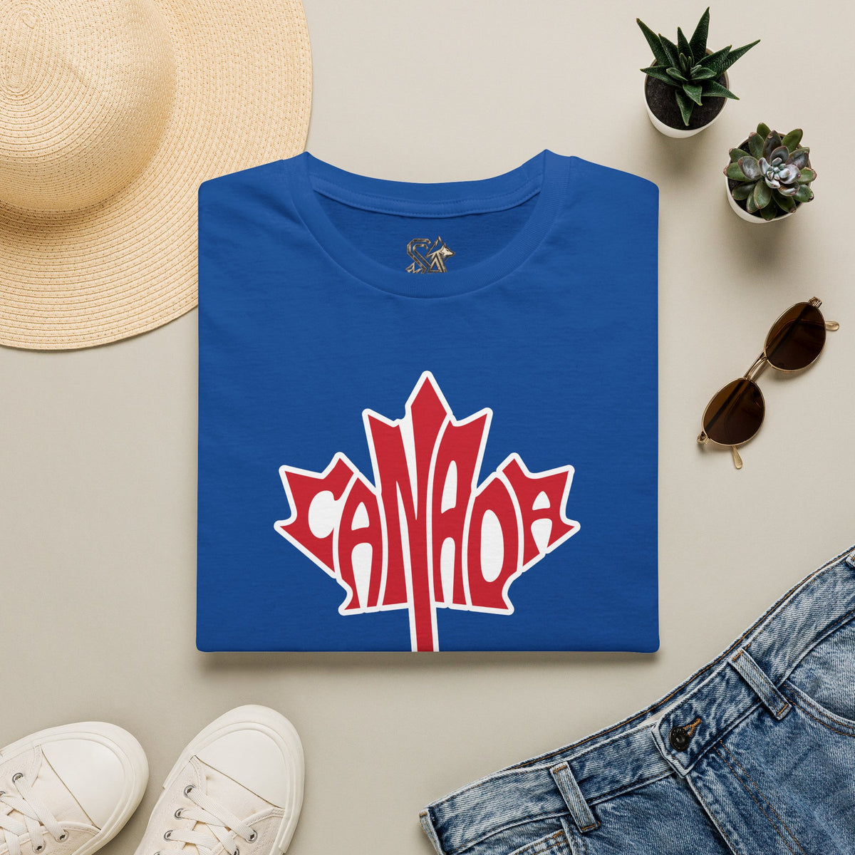 Canada Flag T-Shirt Premium Design SKIALFA Unisex