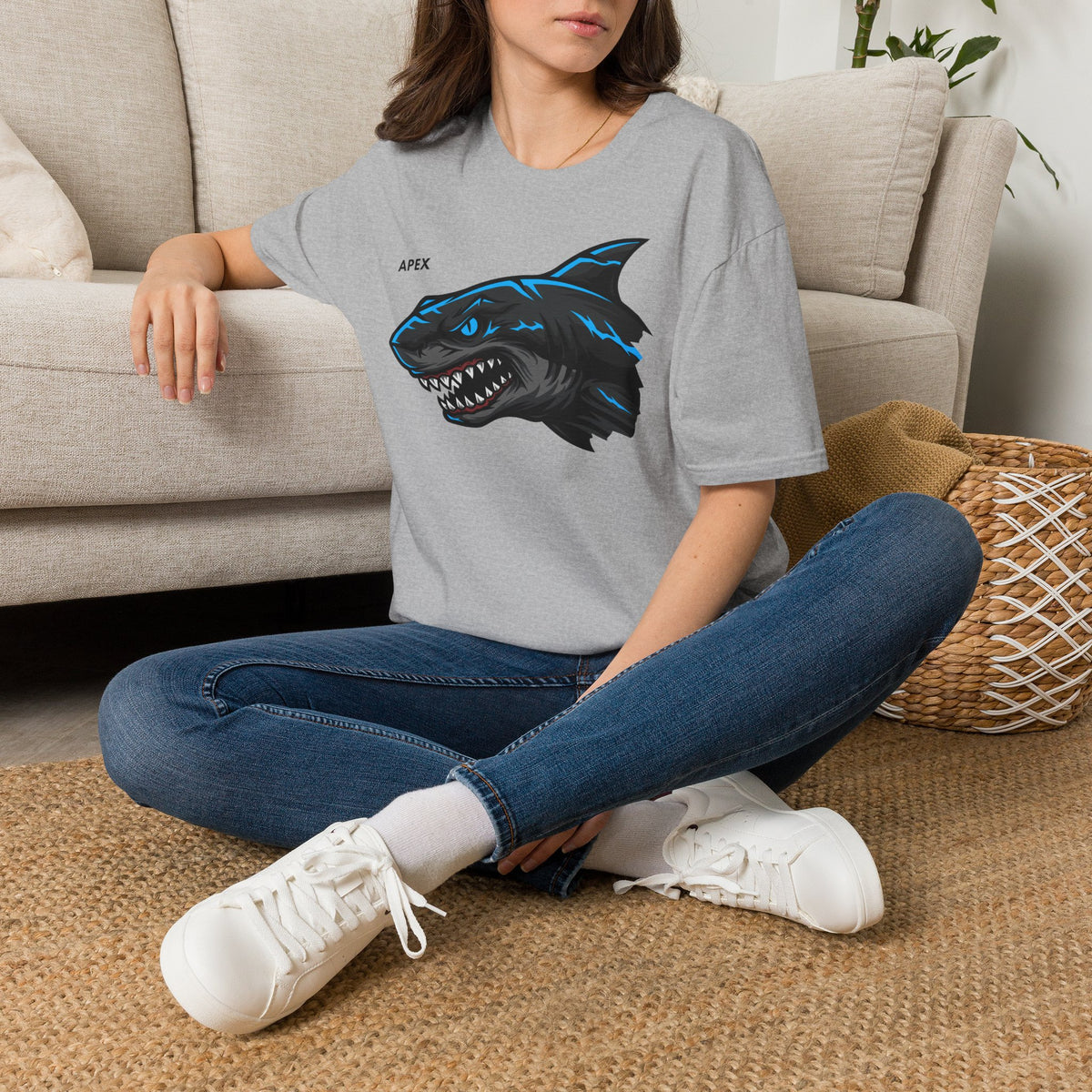 APEX Shark T-Shirt Premium Design SKIALFA Unisex
