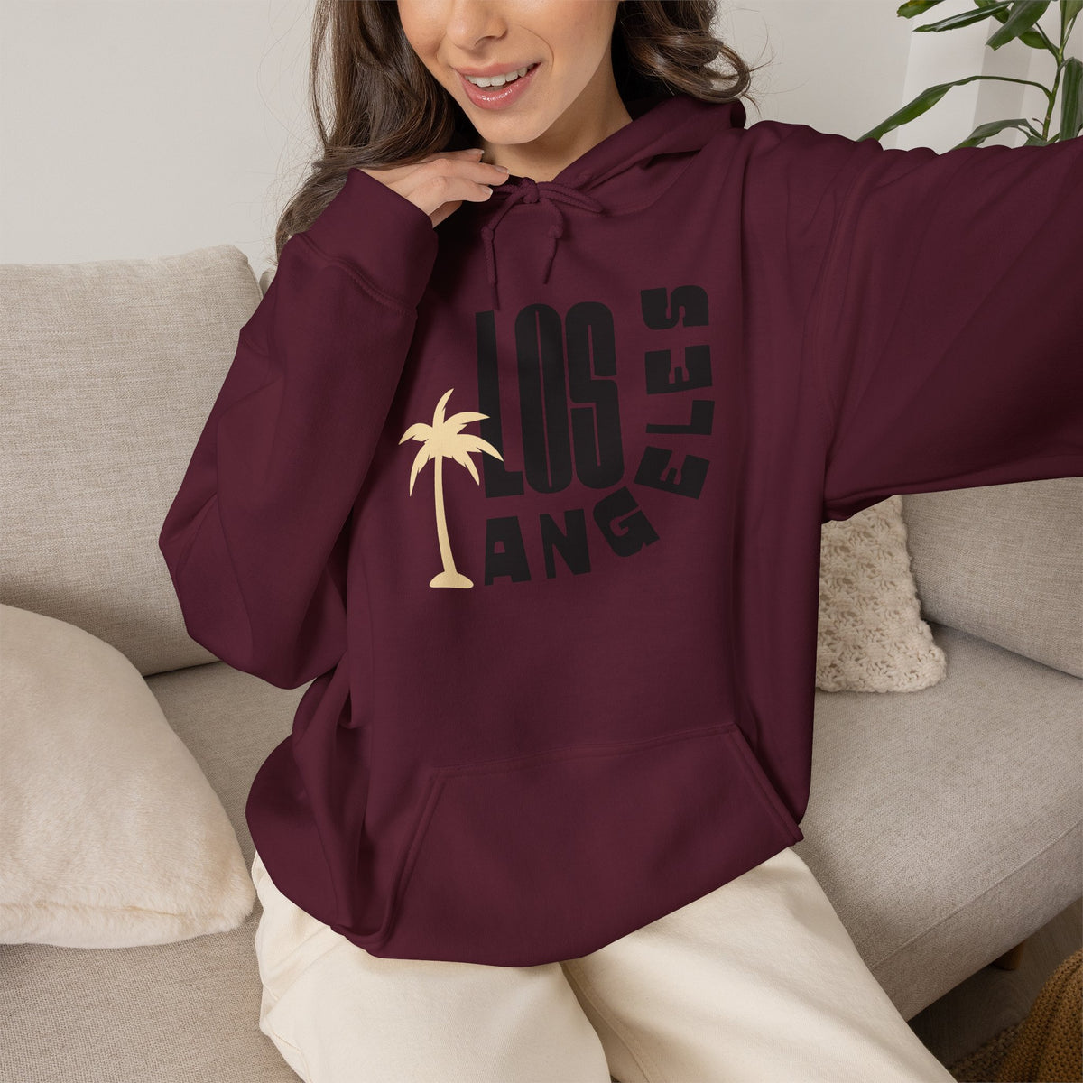 LOS ANGELES Hoodie Premium Design SKIALFA 9Unisex