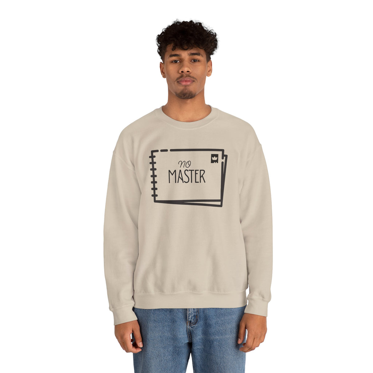 NO MASTER Sweatshirt Premium Design SKIALFA Unisex