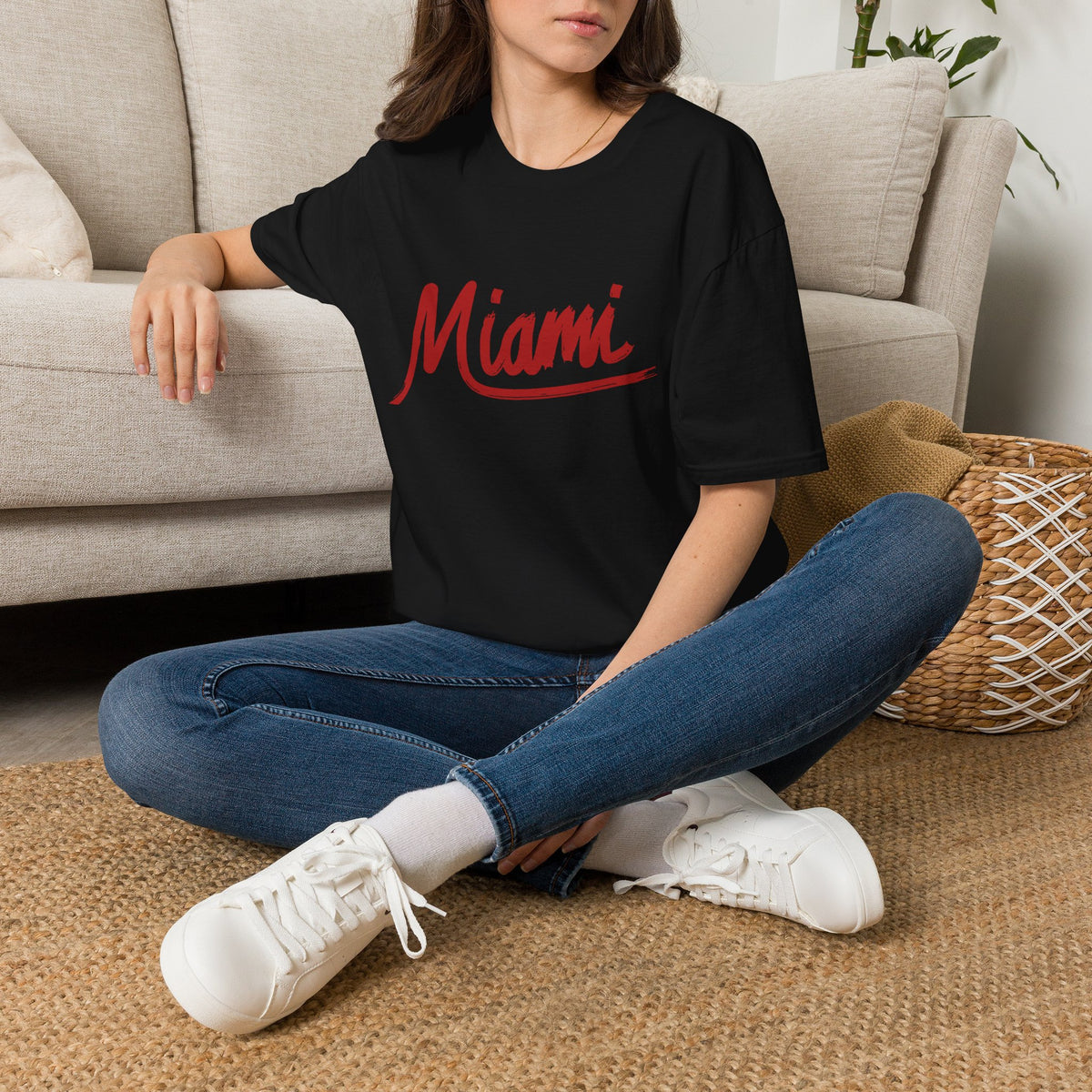 Miami T-Shirt Premium Design SKIALFA Unisex