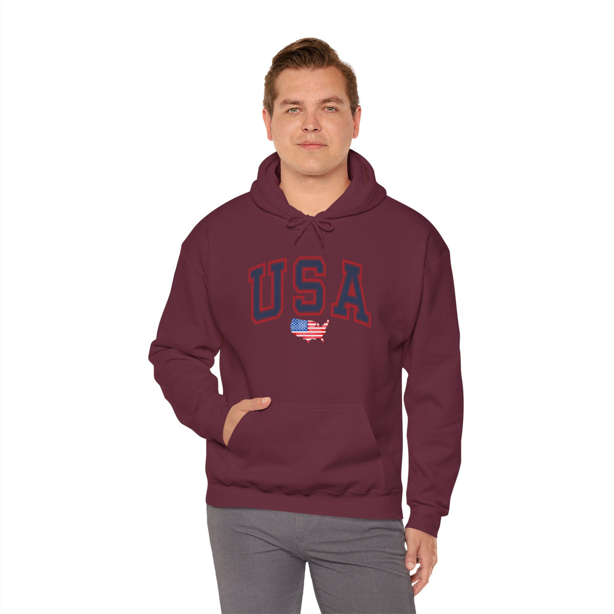 USA Hoodie Premium Design SKIALFA Unisex