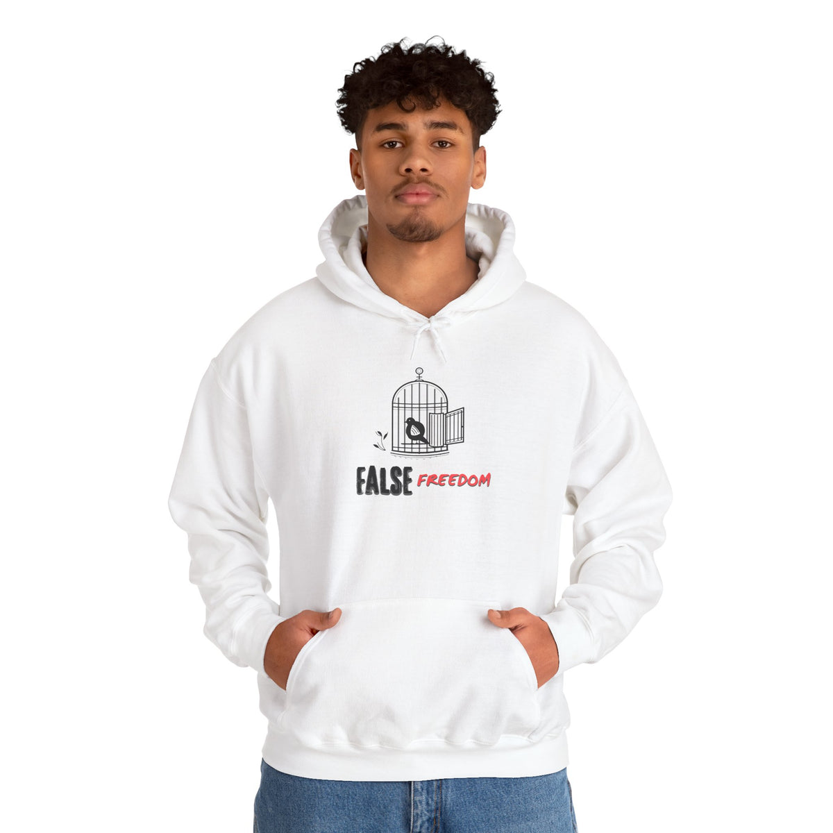 FALSE FREEDOM Hoodie Premium Design SKIALFA Unisex